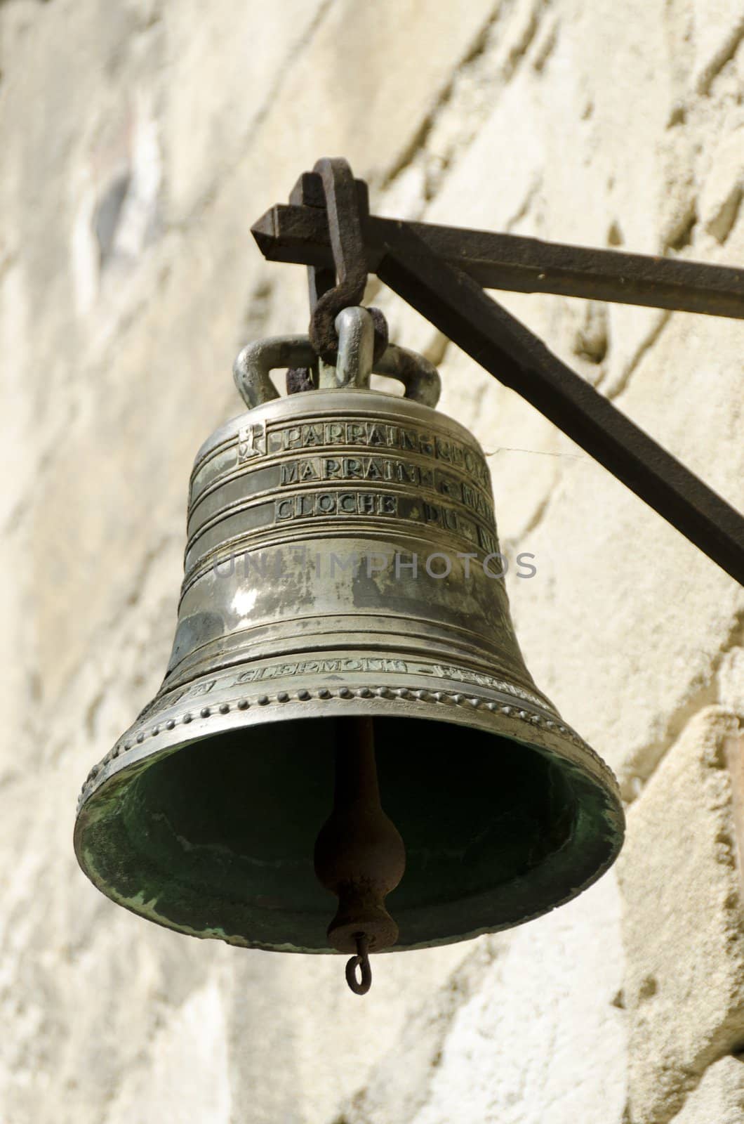 Old bell in Avignon in France