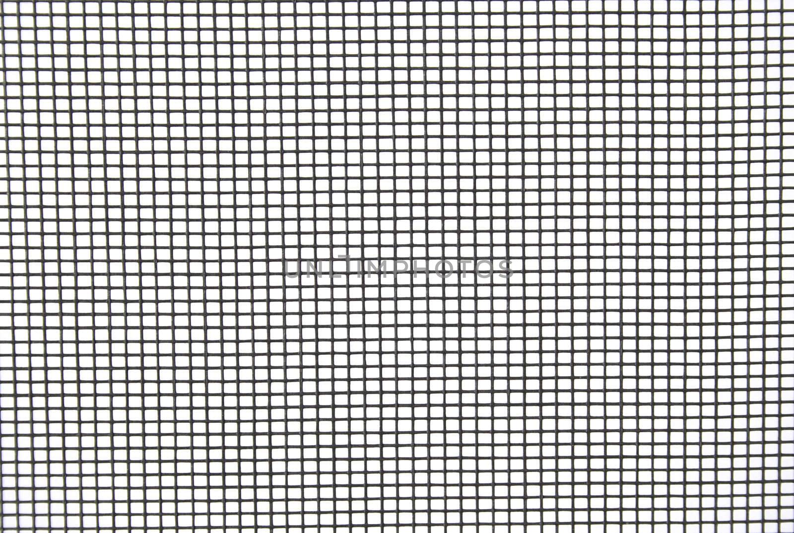 A background (isolation) of a nylon insect screen