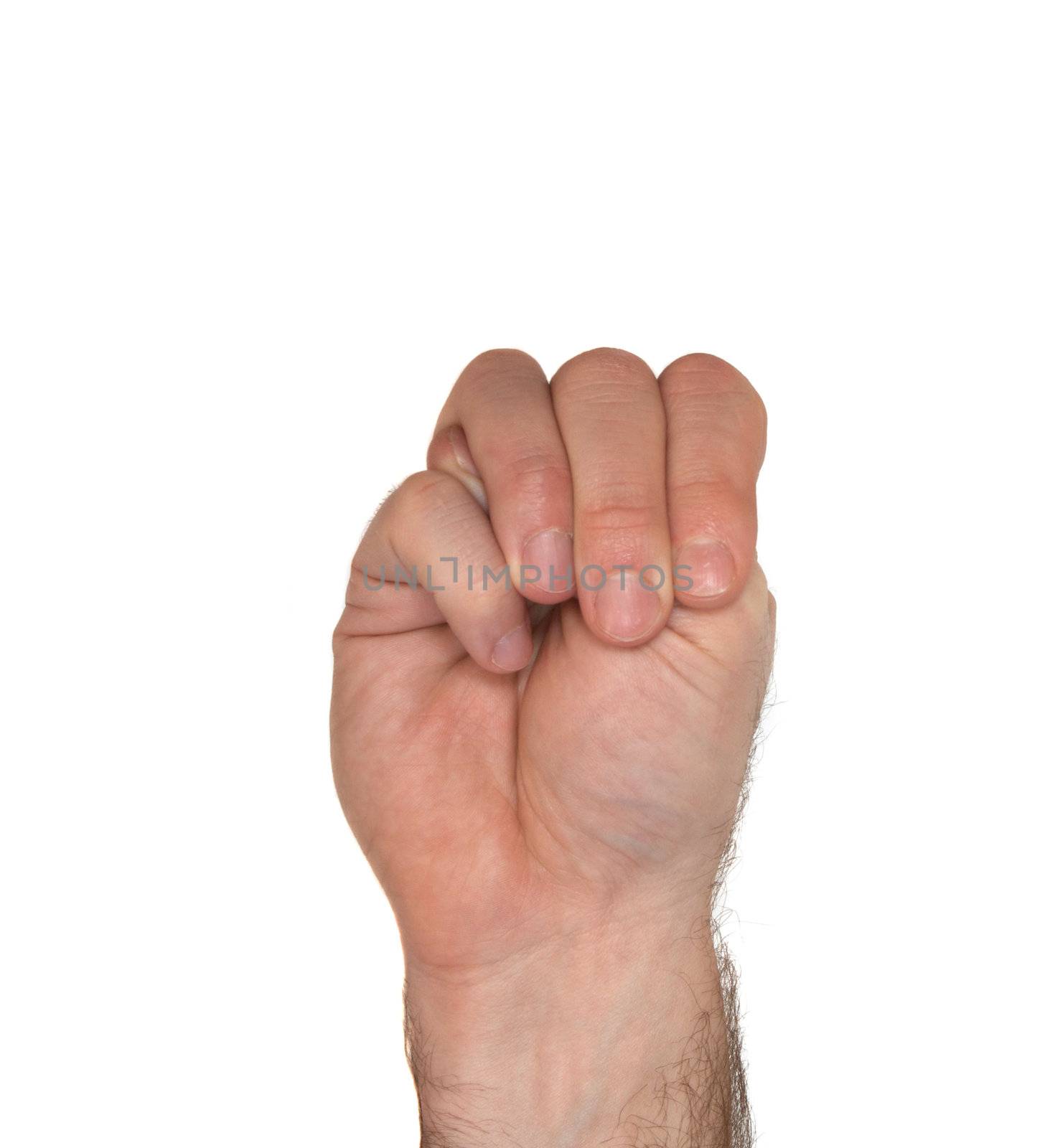 How to sign the letter M using American Sign Language