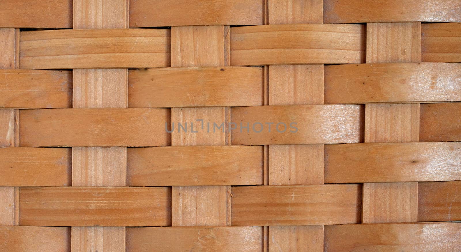 Background of a rustic basket weave made from wood.