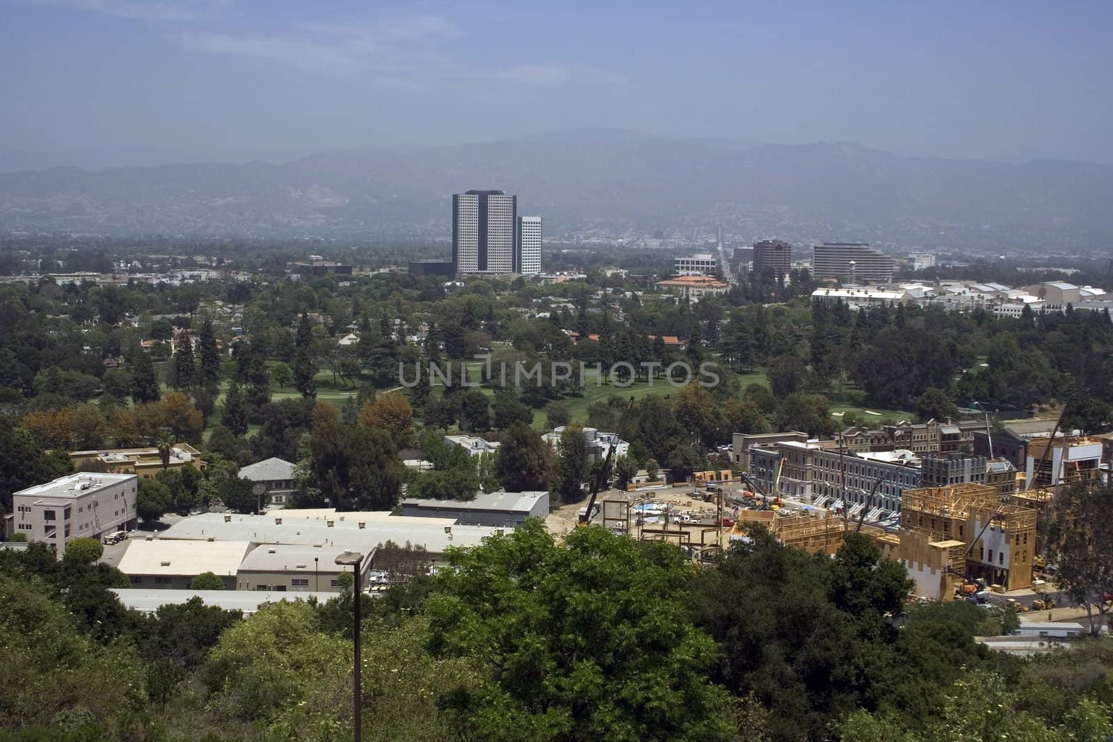 Panorama on one of the studios in hollywood