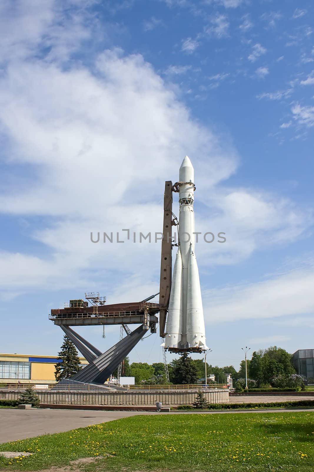 rocket at launch by zhannaprokopeva