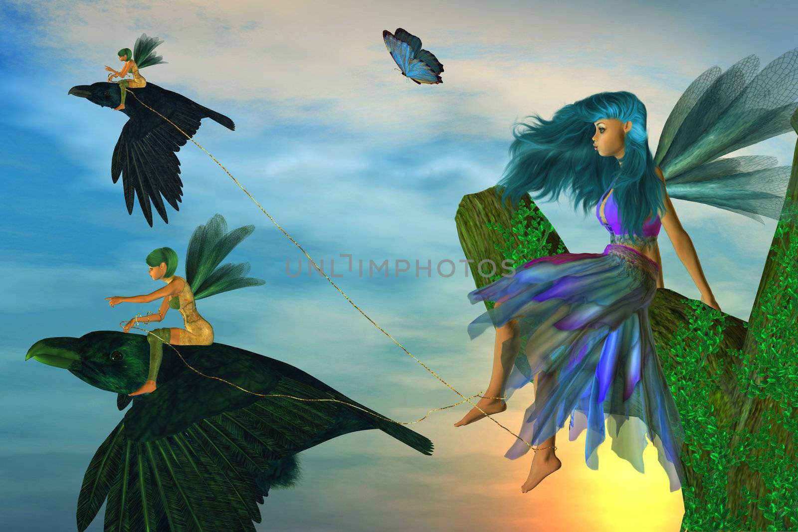 Fairy Flyers by kathygold