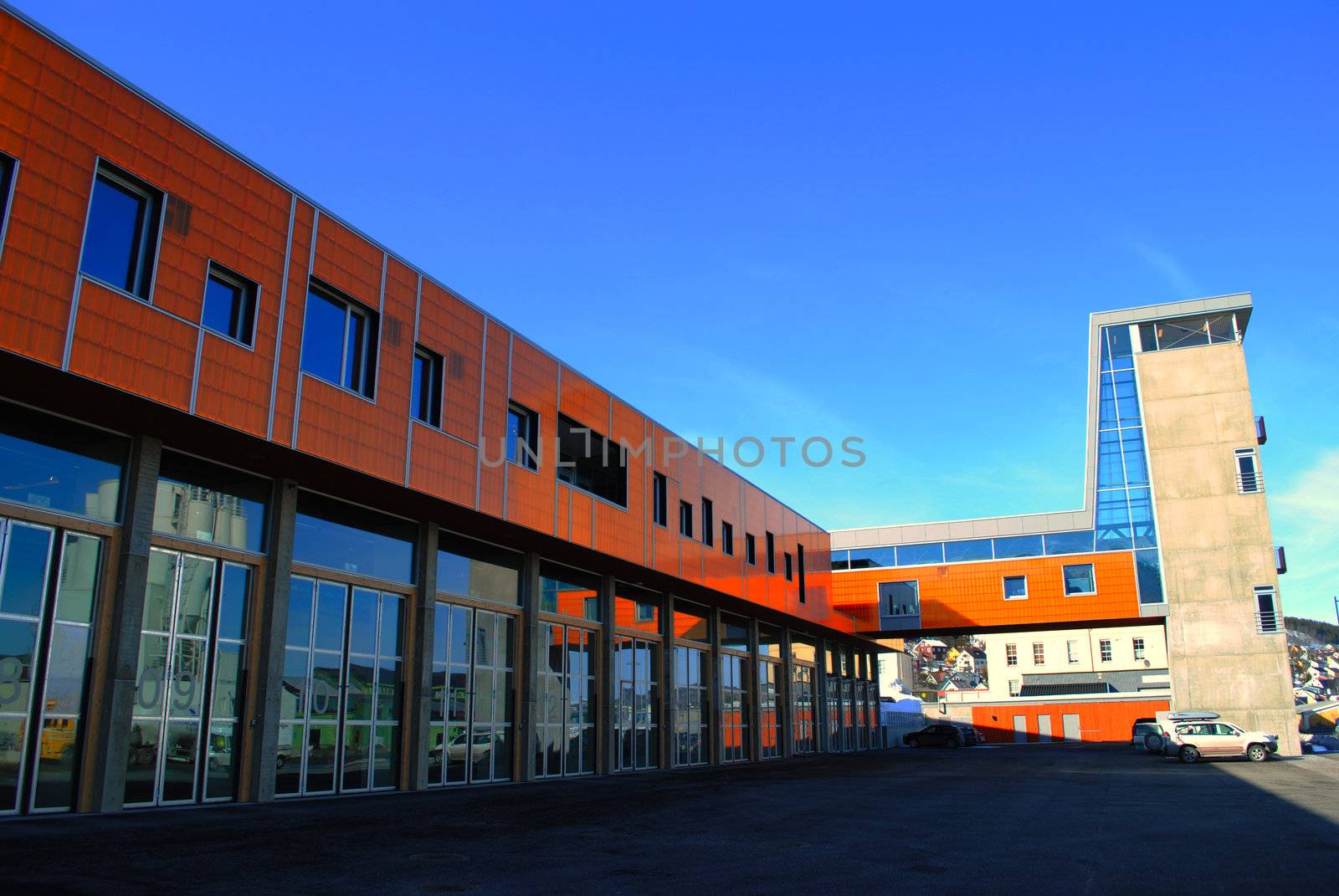 The new firestation in Tromsø, Norway.