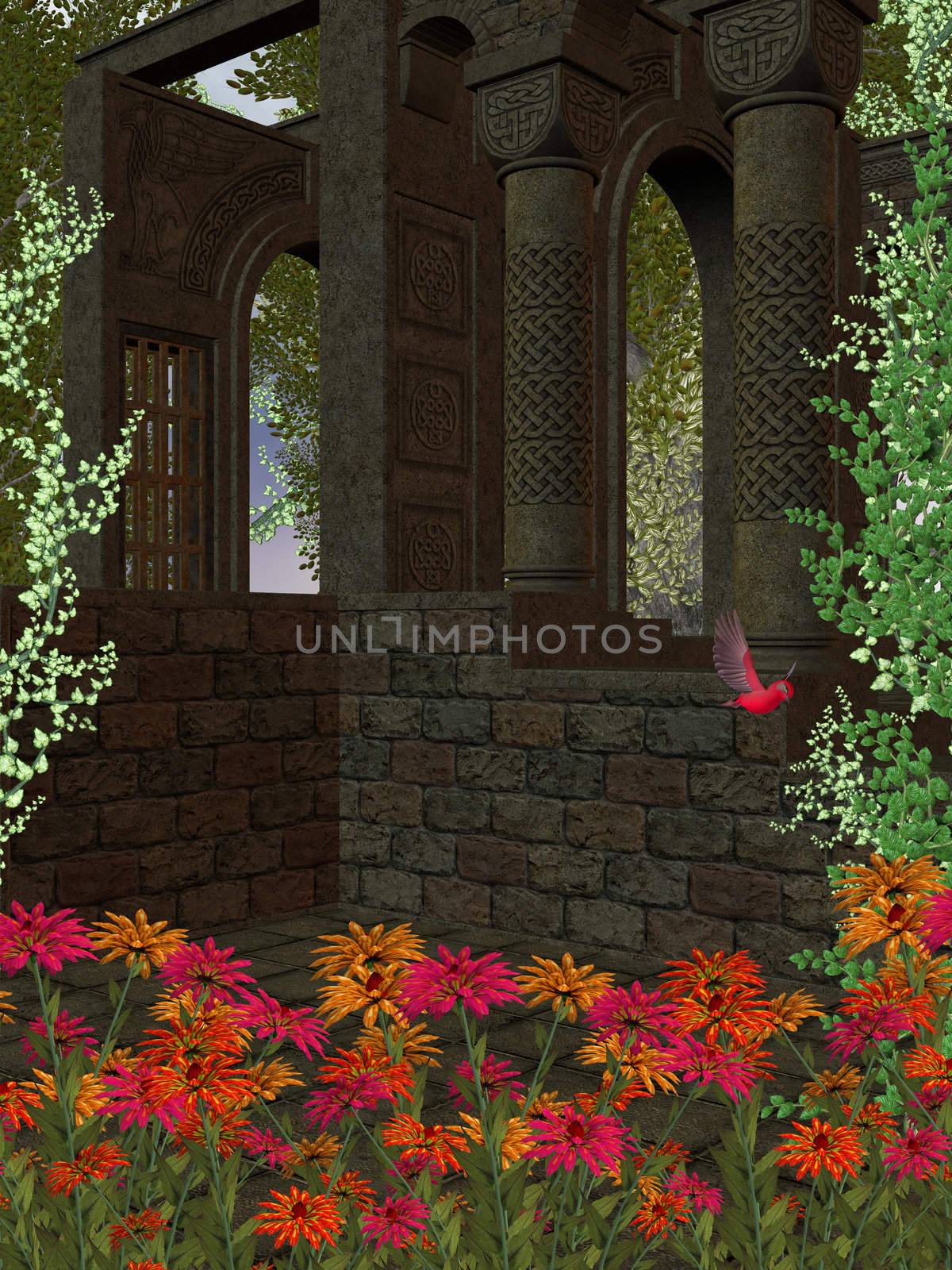 Garden Background by kathygold