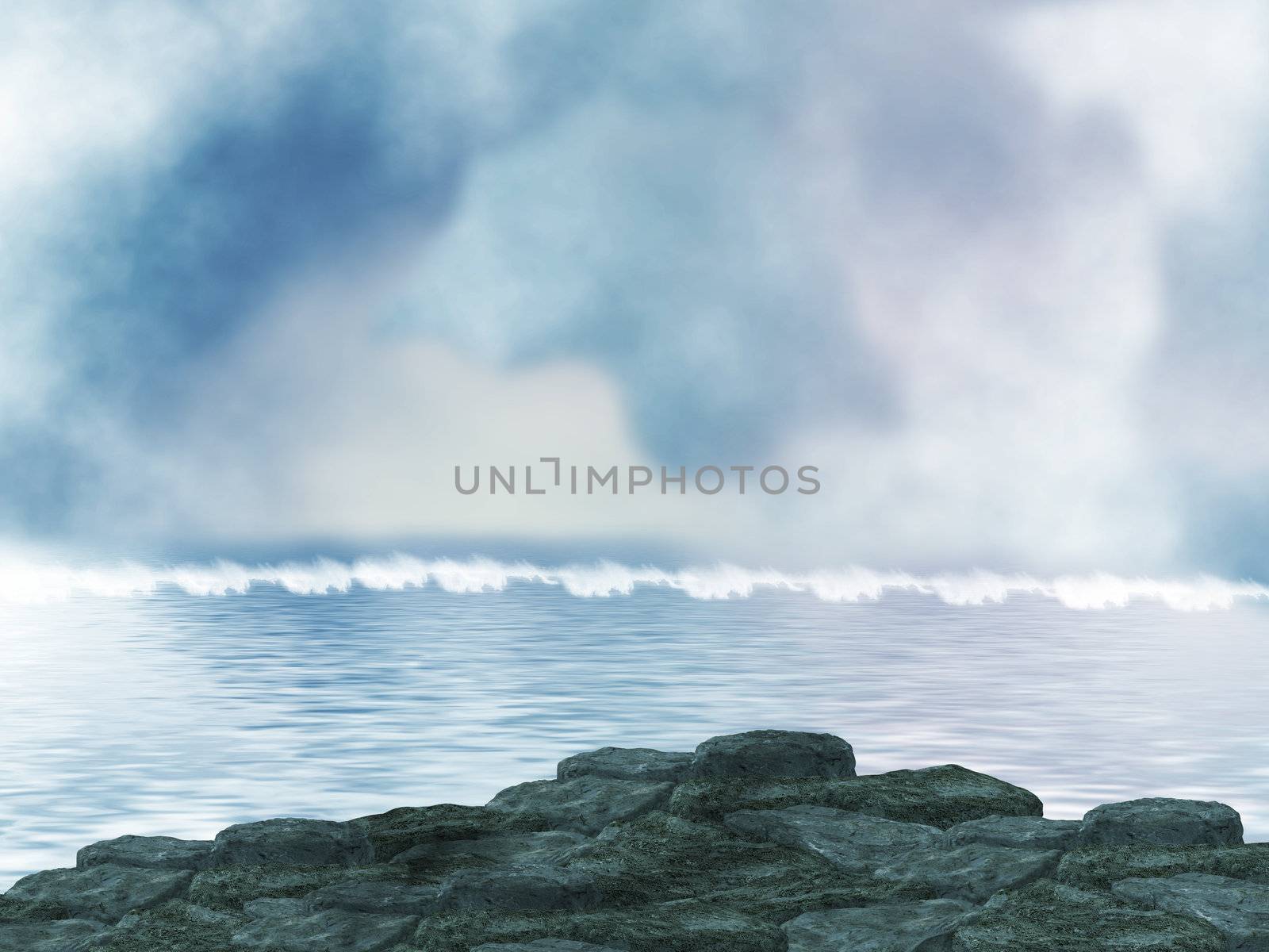 Ocean Background by kathygold