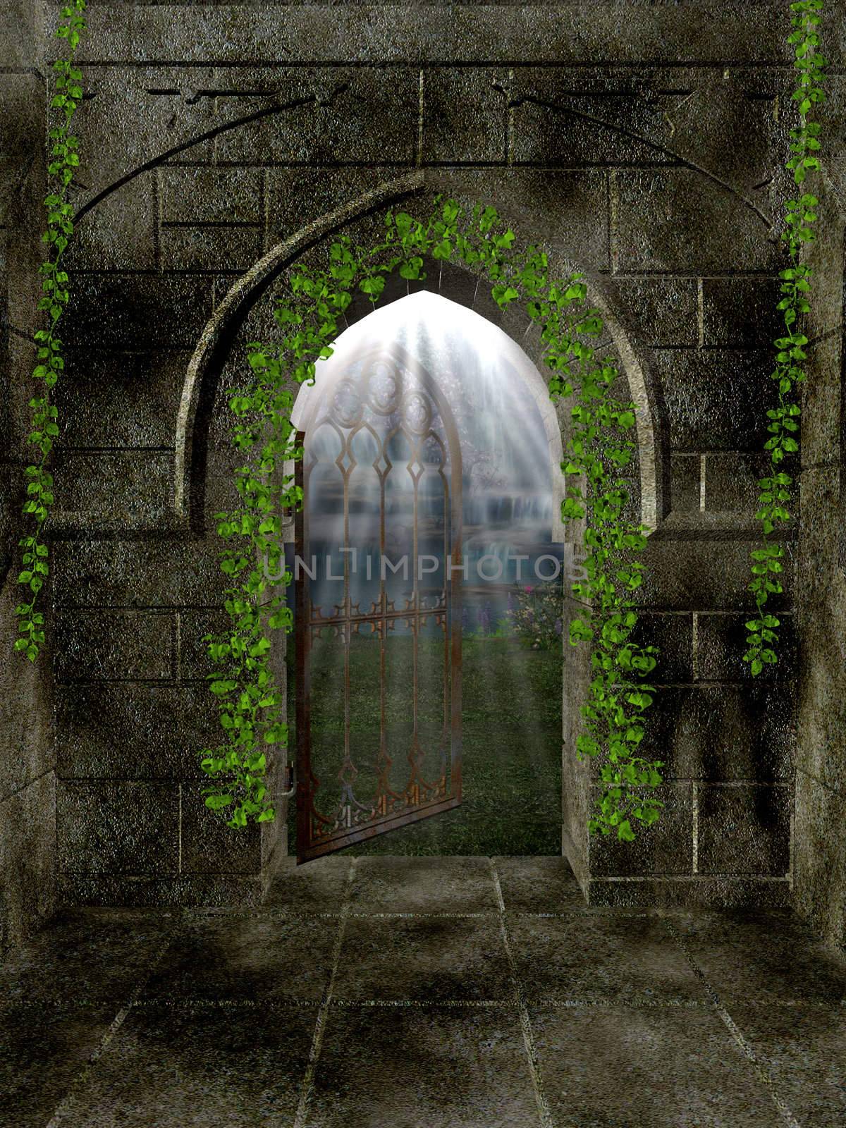 Inside Sanctuary Background by kathygold