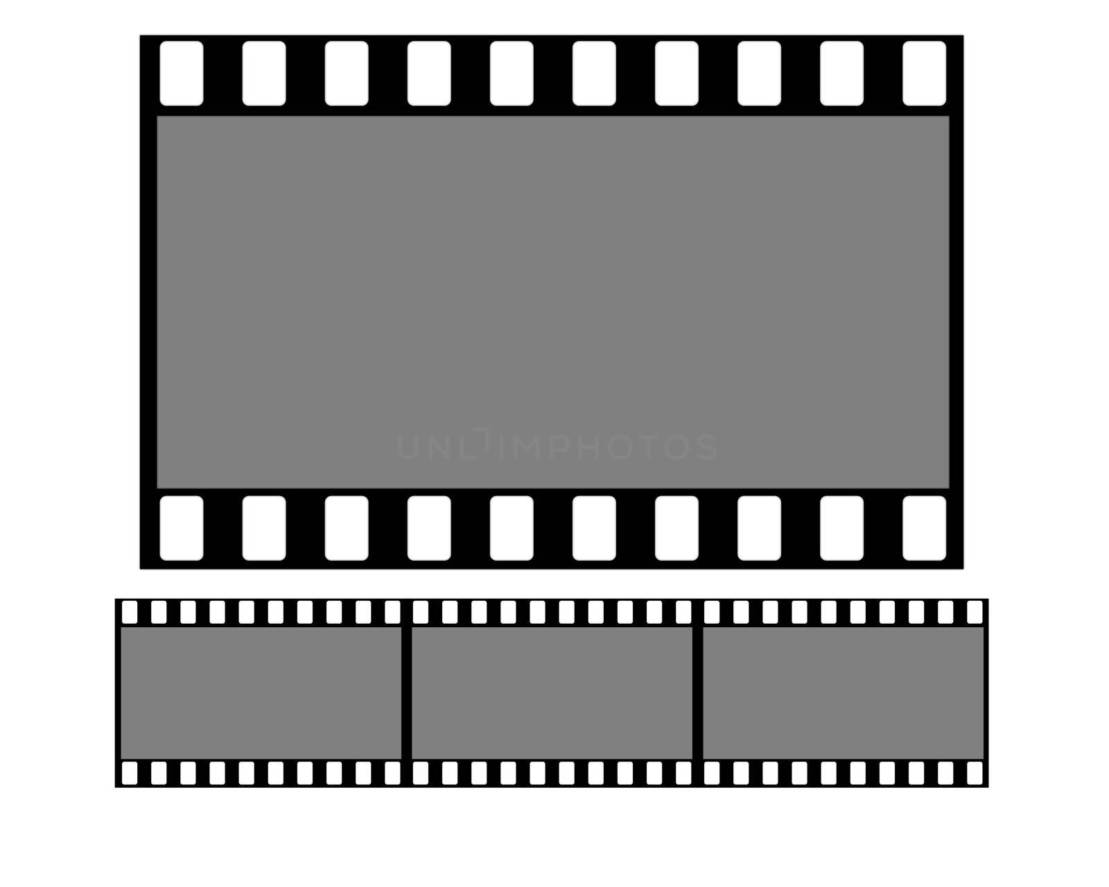 Film strip 1:1, 35mm digital high resolution
