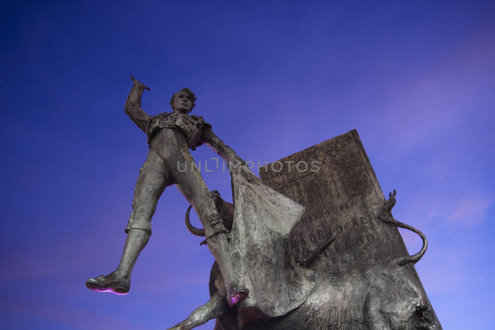 Monument in Plaza de Torros, Ventas, Madrid