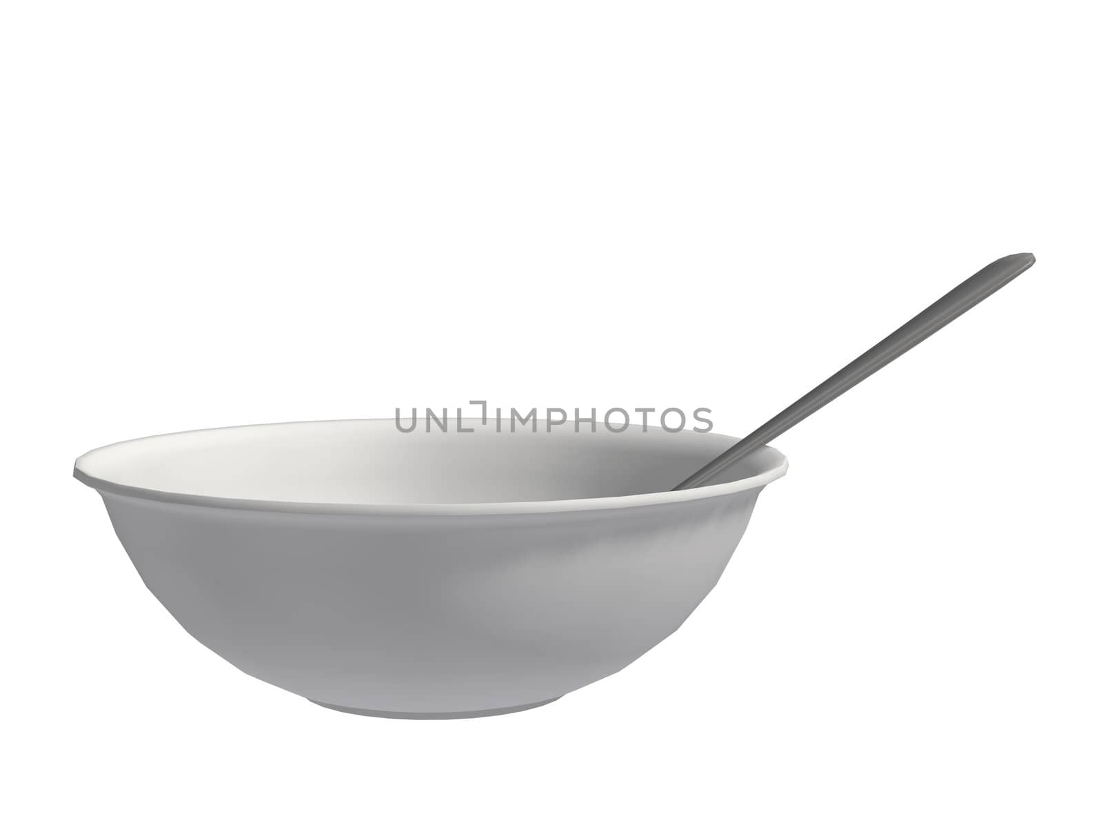 Bowl With A Spoon by kathygold