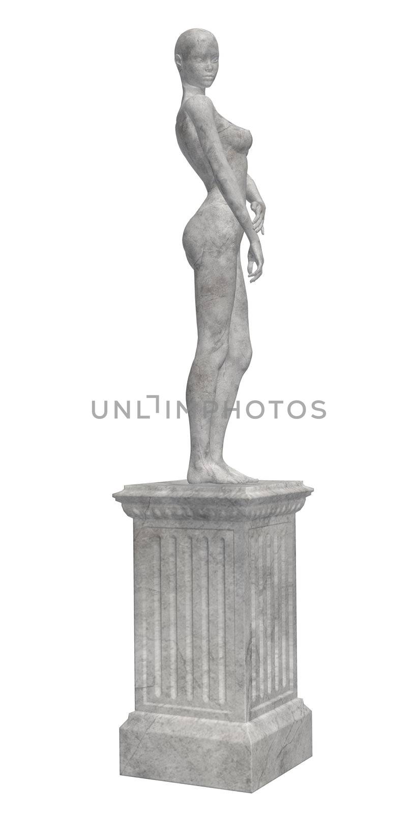 Grey statue