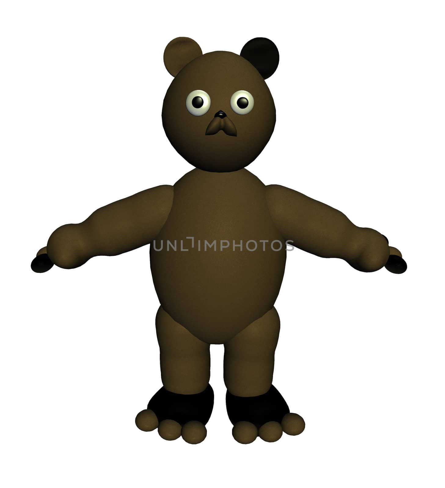 Brown Teddy Bear by kathygold