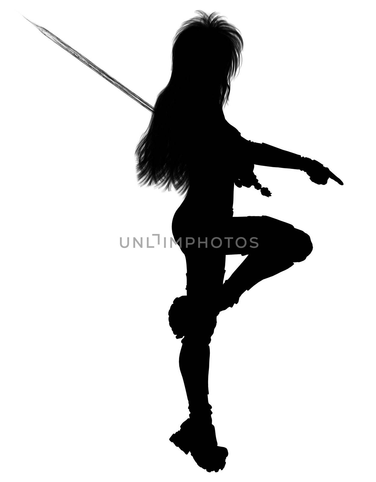 Woman Silhouette by kathygold