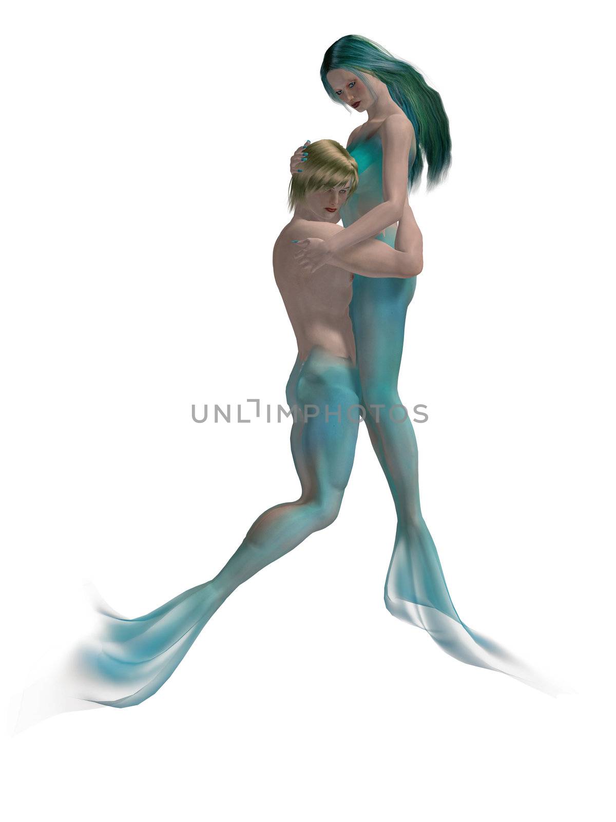 Mermaid Couple by kathygold
