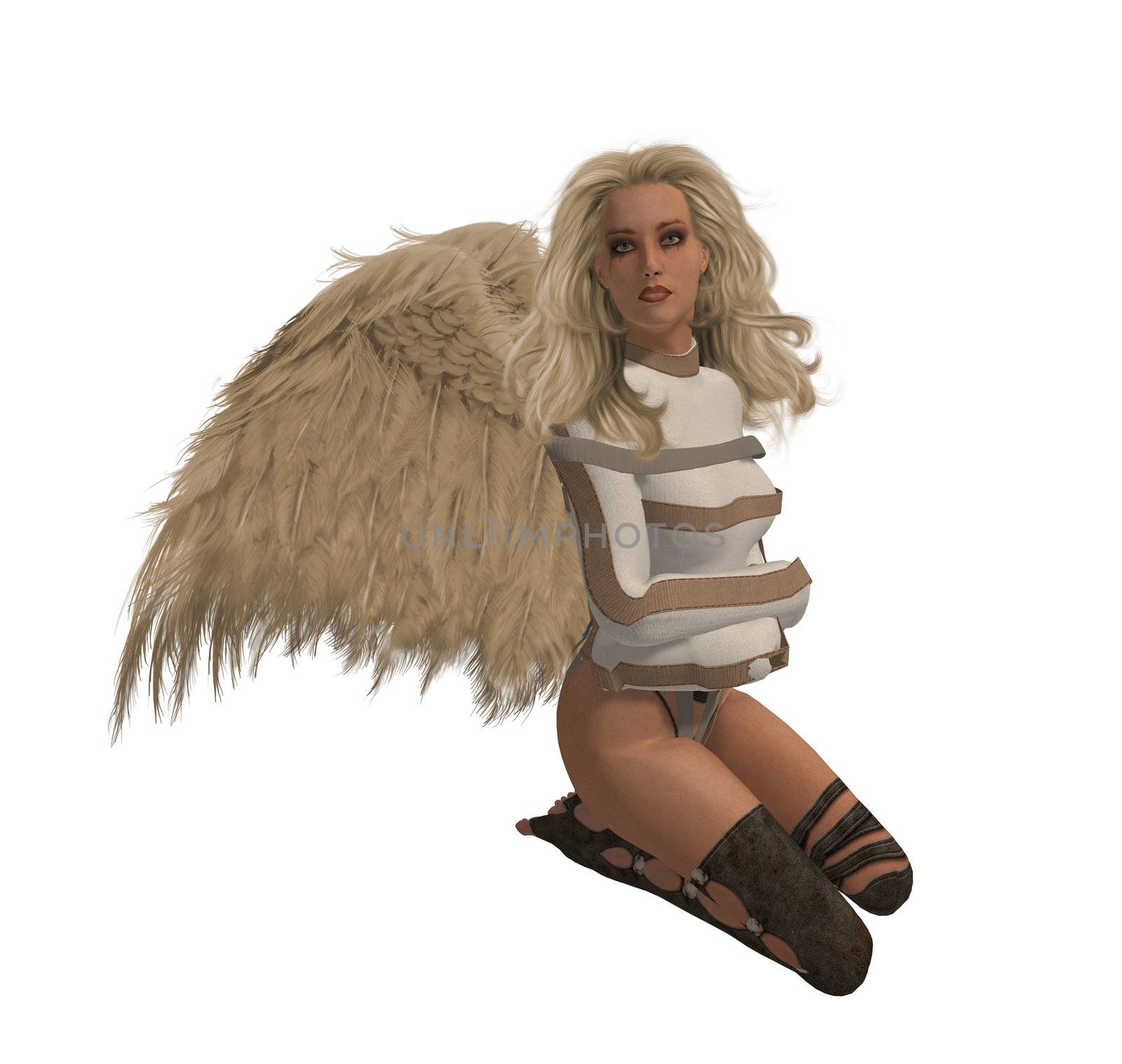 Blonde Rebel Angel by kathygold