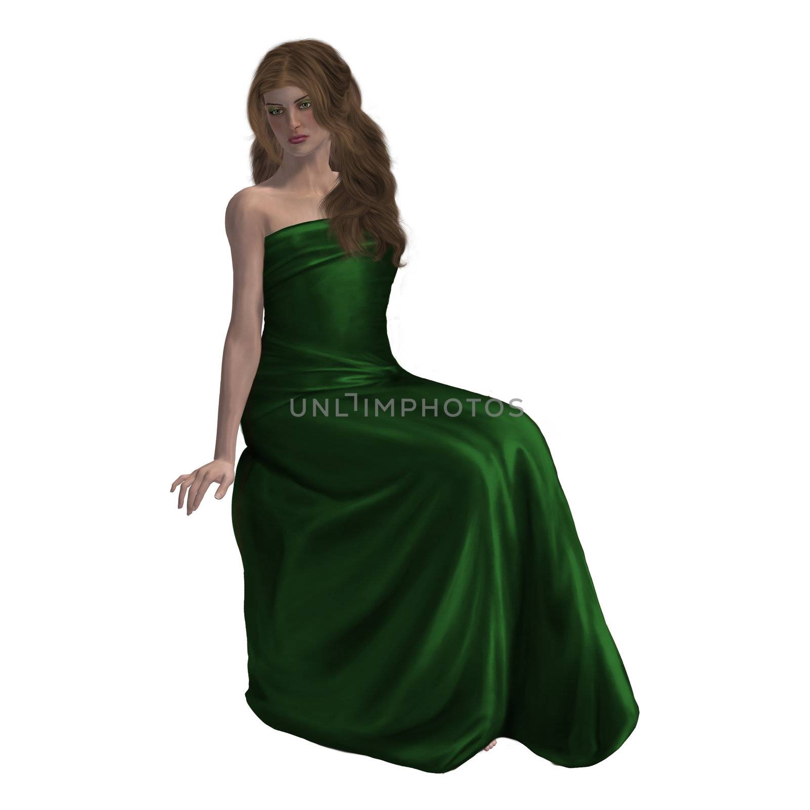 Woman In A Gown by kathygold