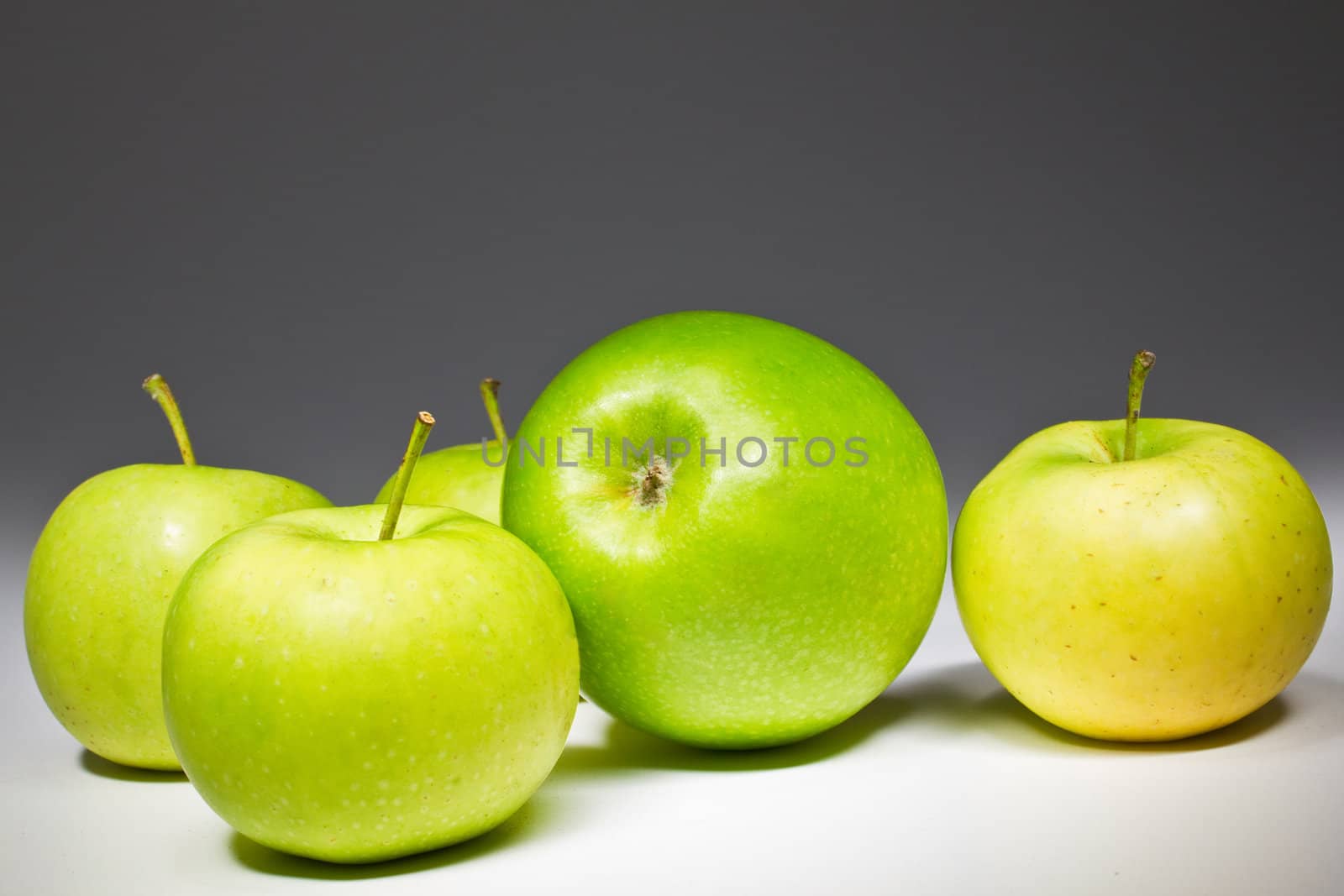 Fresh green apples by Nika__