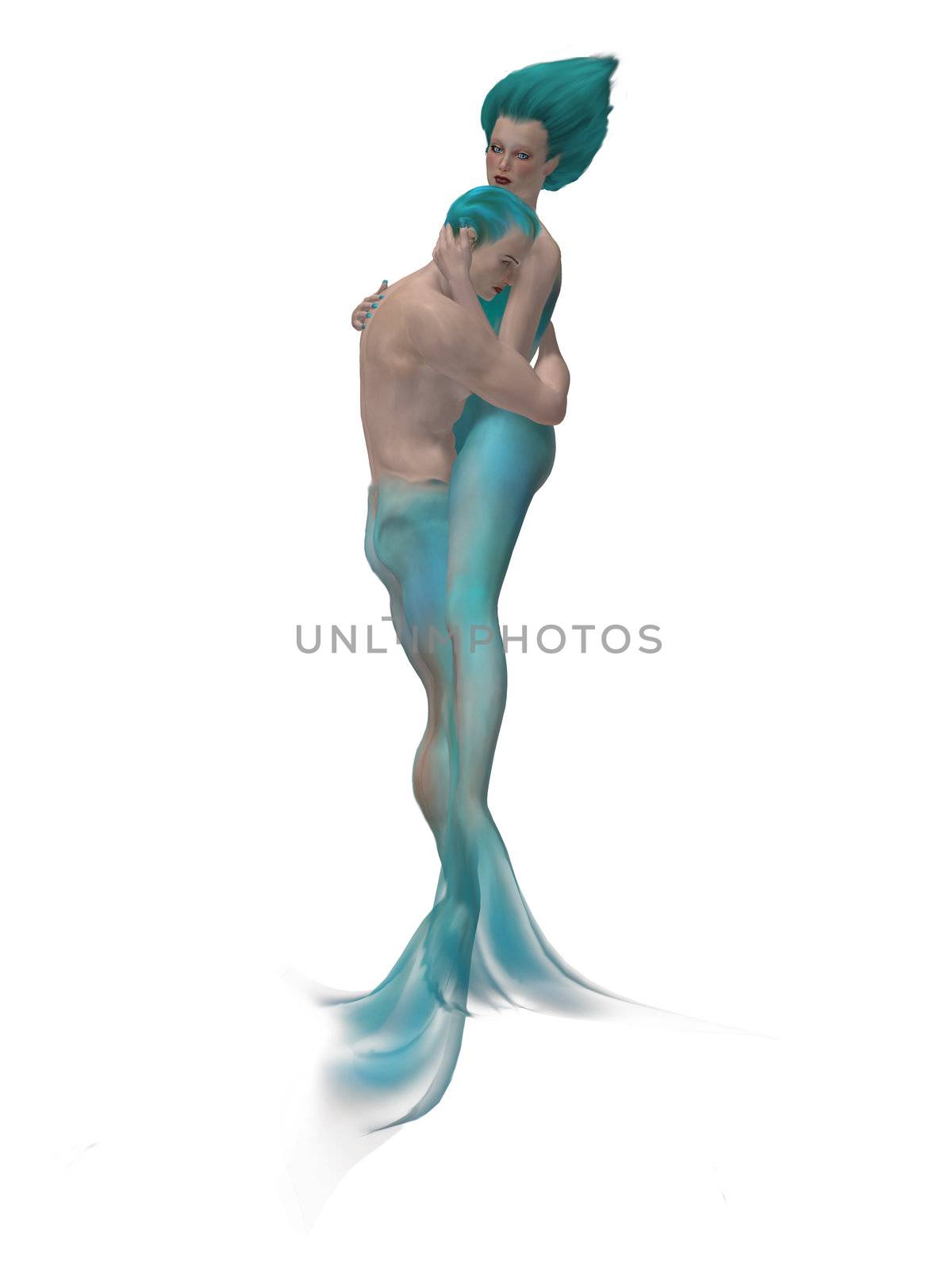 Mermaid Couple by kathygold