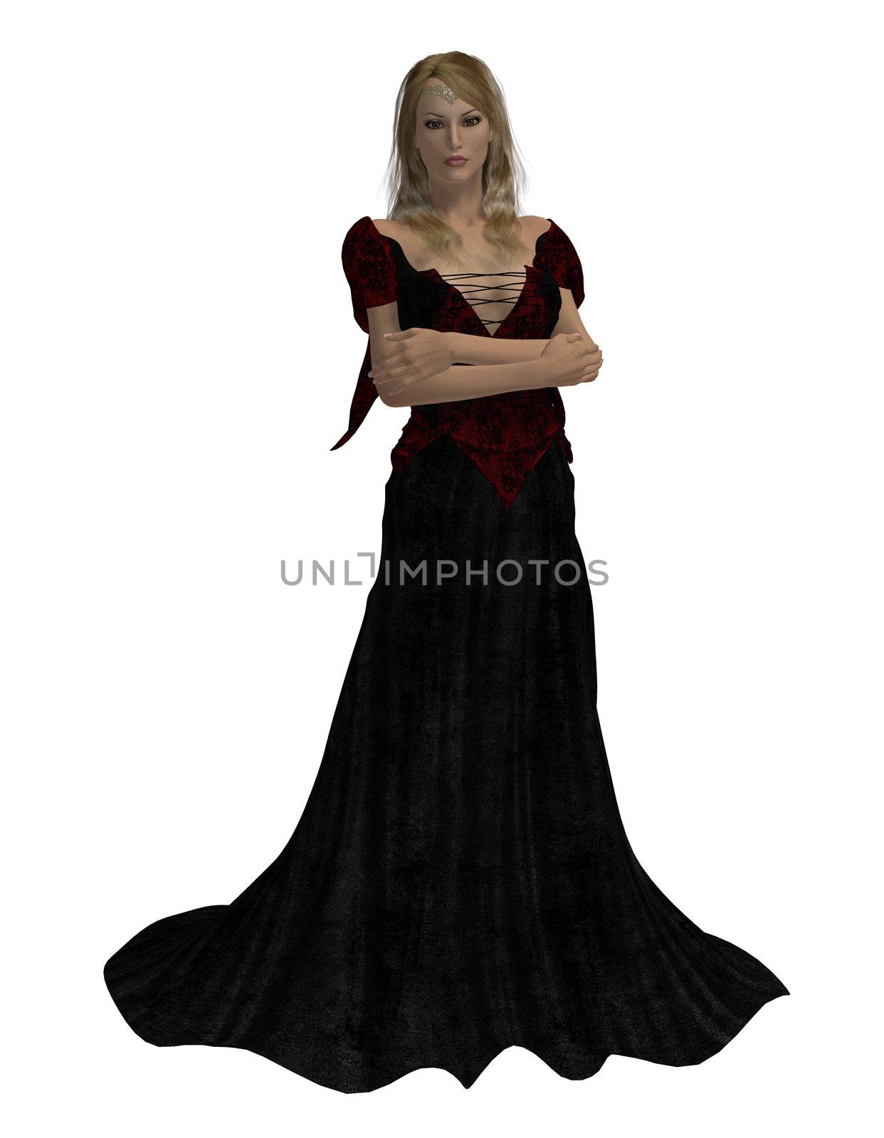 Woman In A Gown by kathygold