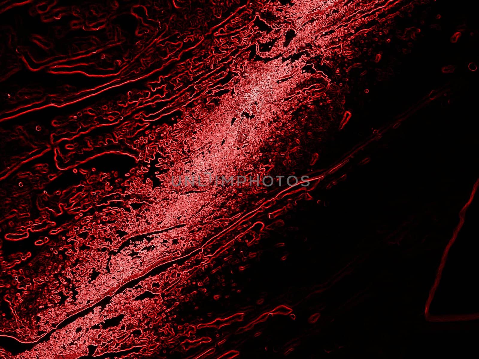 an abstract,  mushy red grunge background design