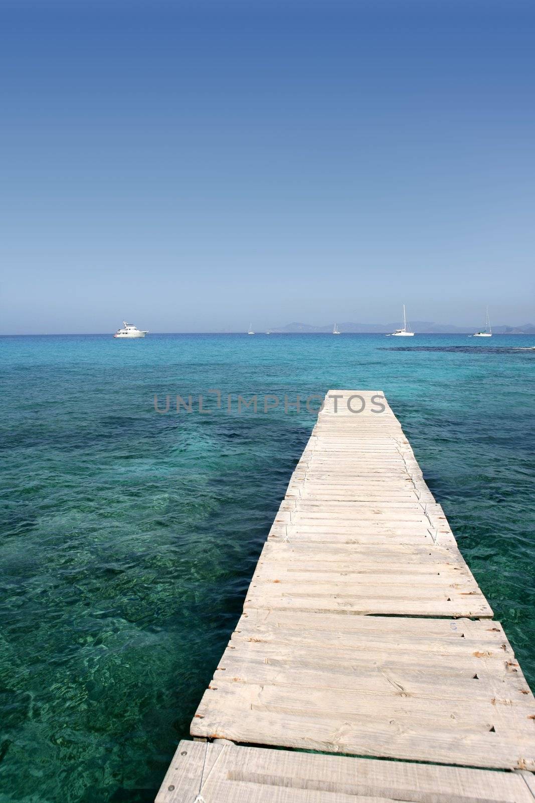 Formentera island near Ibiza in Mediterranean by lunamarina