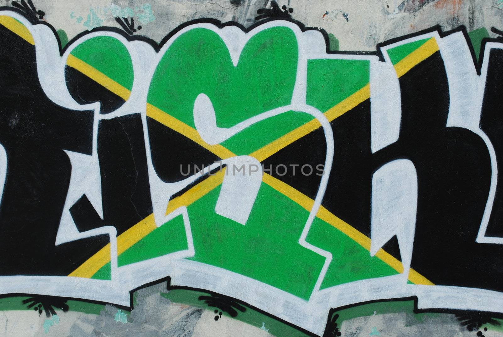 Graffiti Wall (Jamaica) by luissantos84