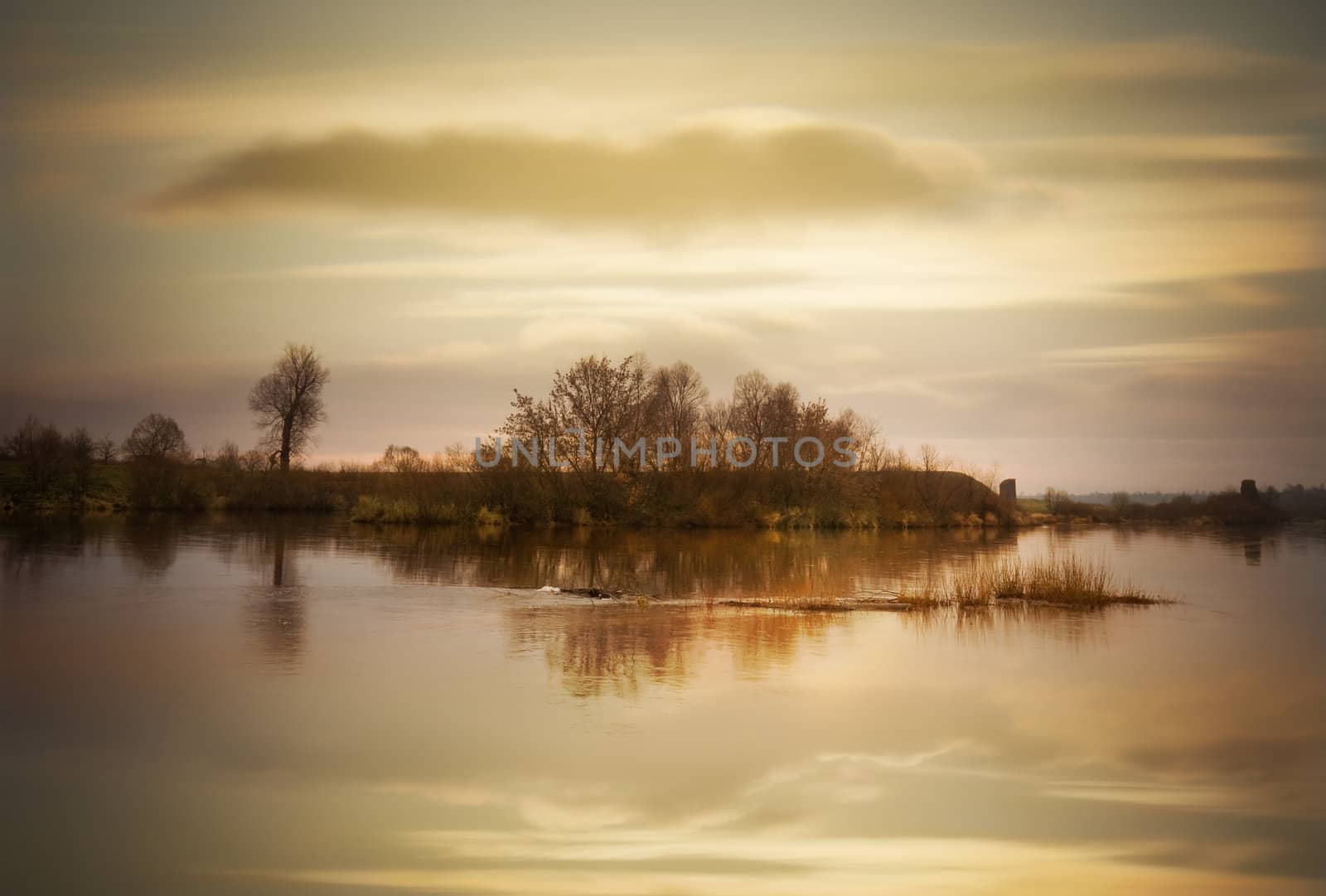 River landscape. by vladimir_sklyarov