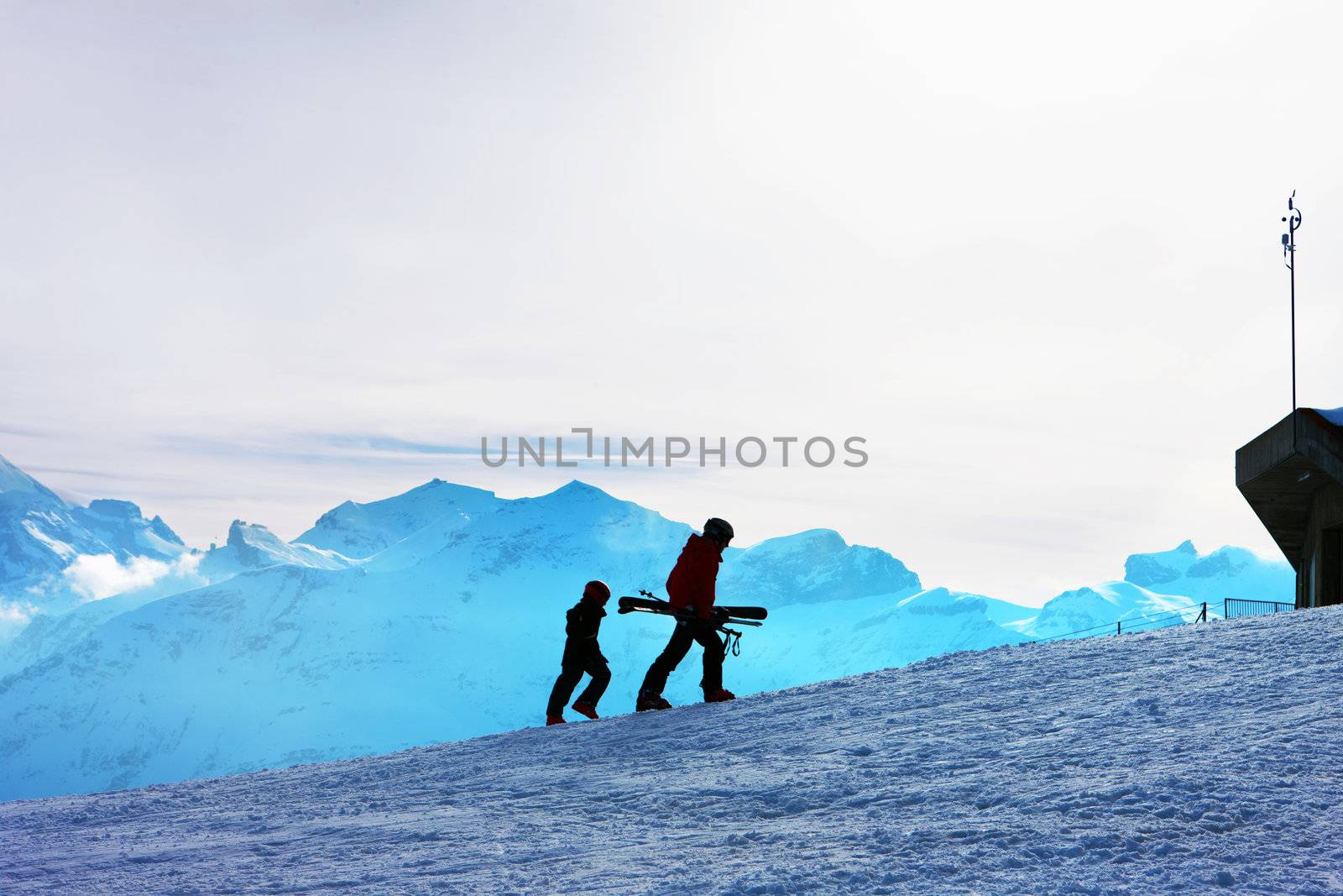 Ski slope.  by vladimir_sklyarov