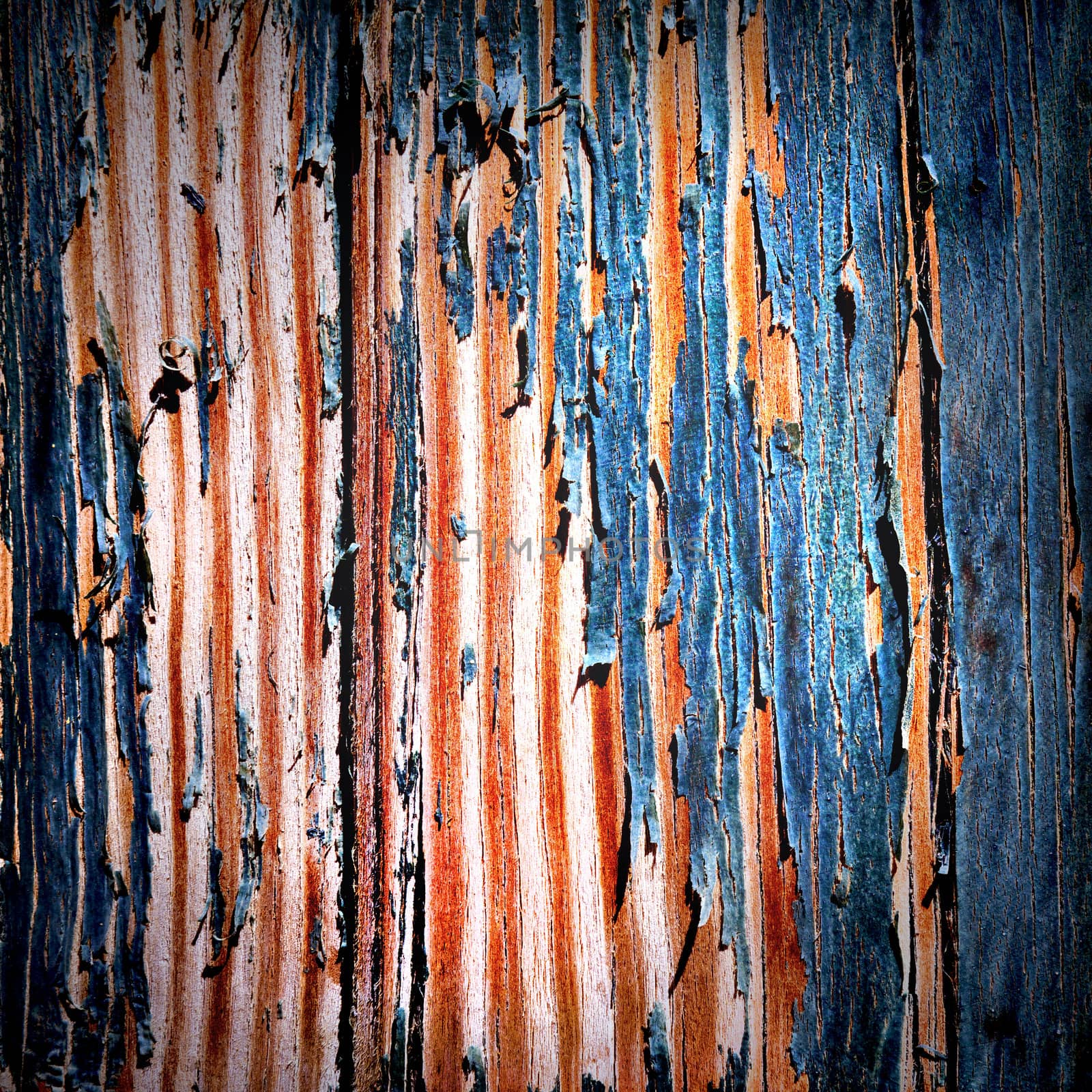  Old painted wooden boards. Old paint. Background.