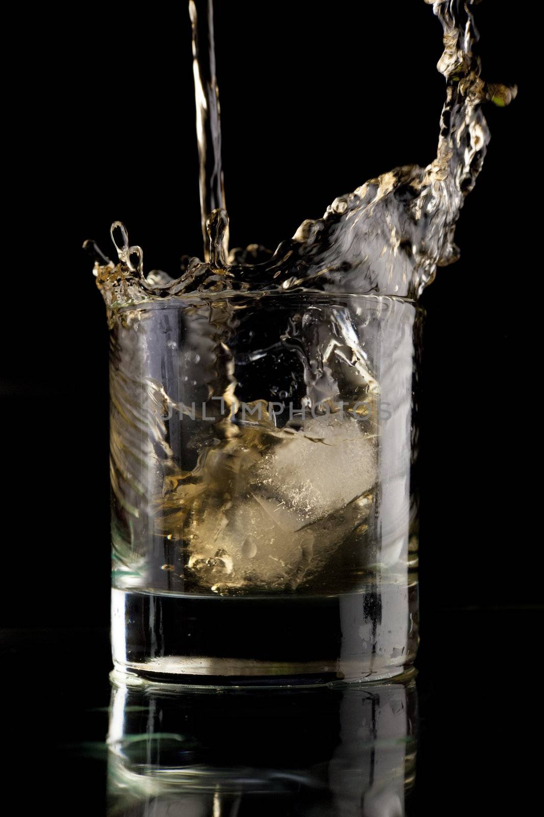 Glass of whisky. by vladimir_sklyarov