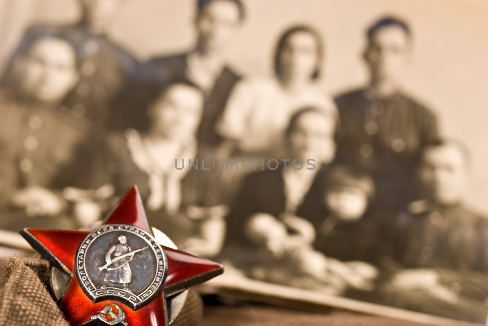 Medal of red star, memory about world war two.