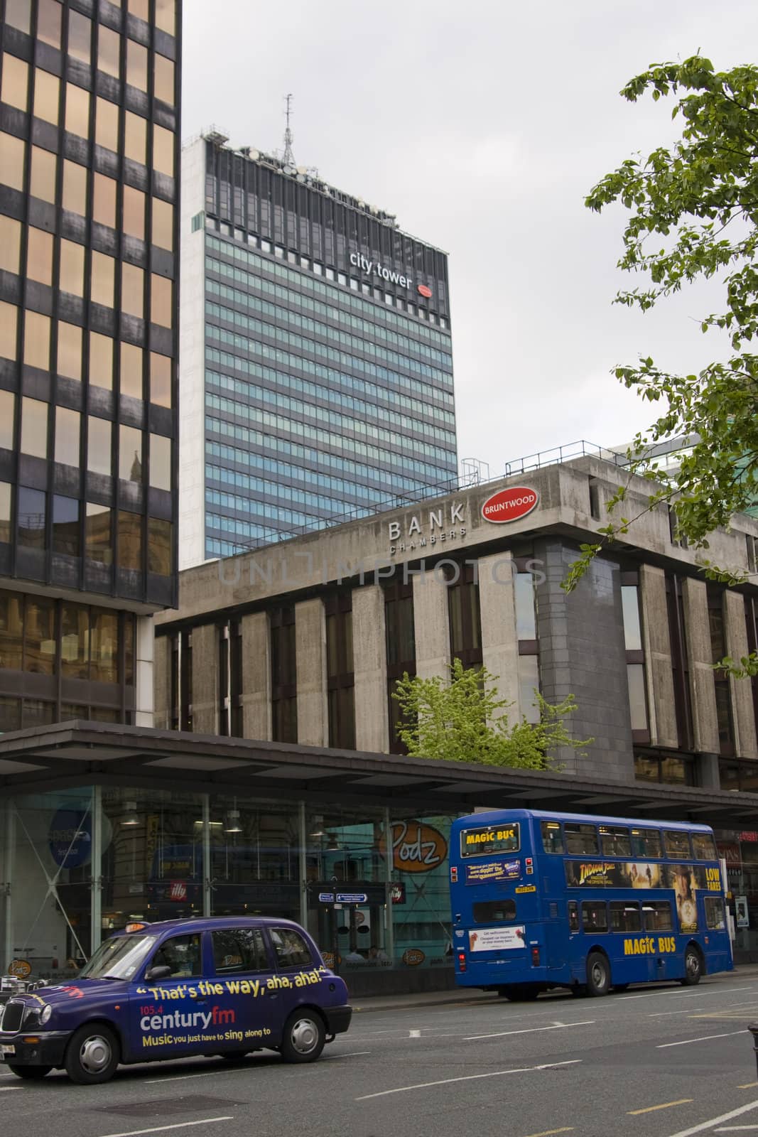 View of the City Tower from Portland Street