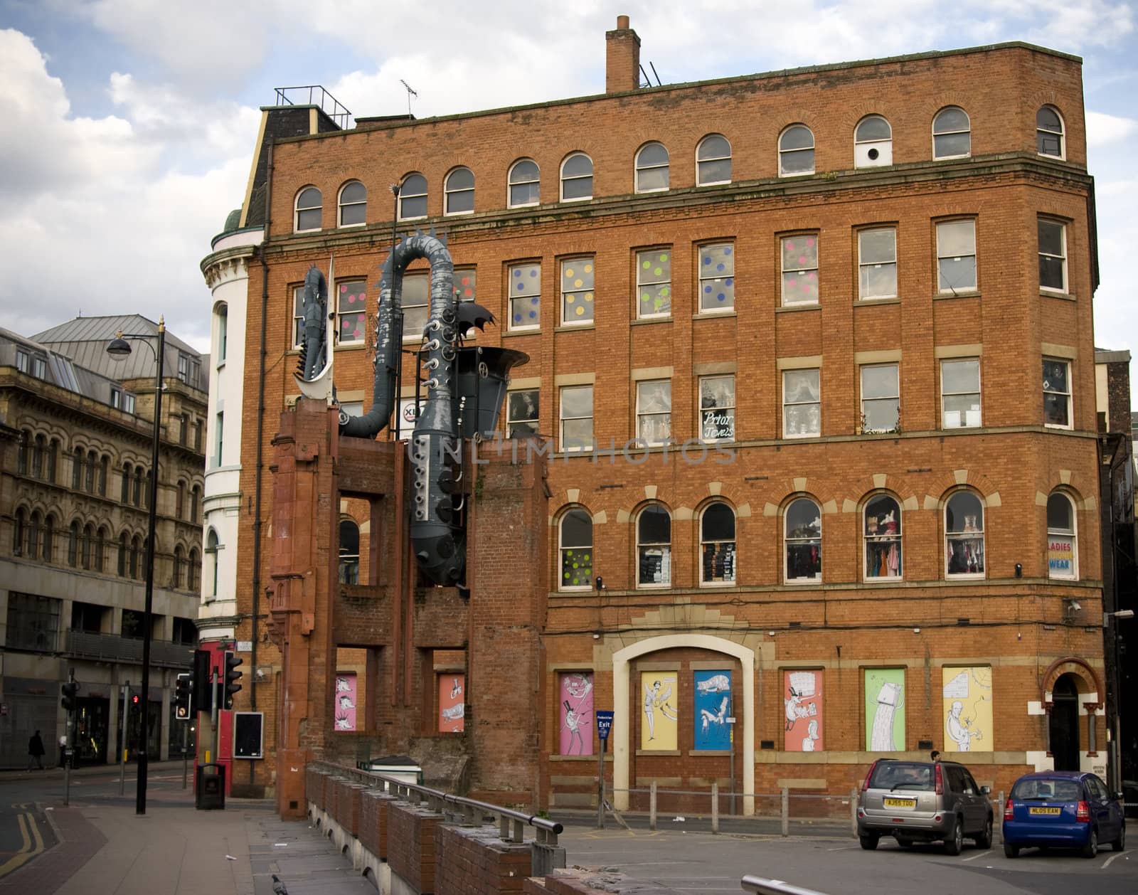 Afflecks Palace in the northern Quarter in manchester from Dale Street Dale Street