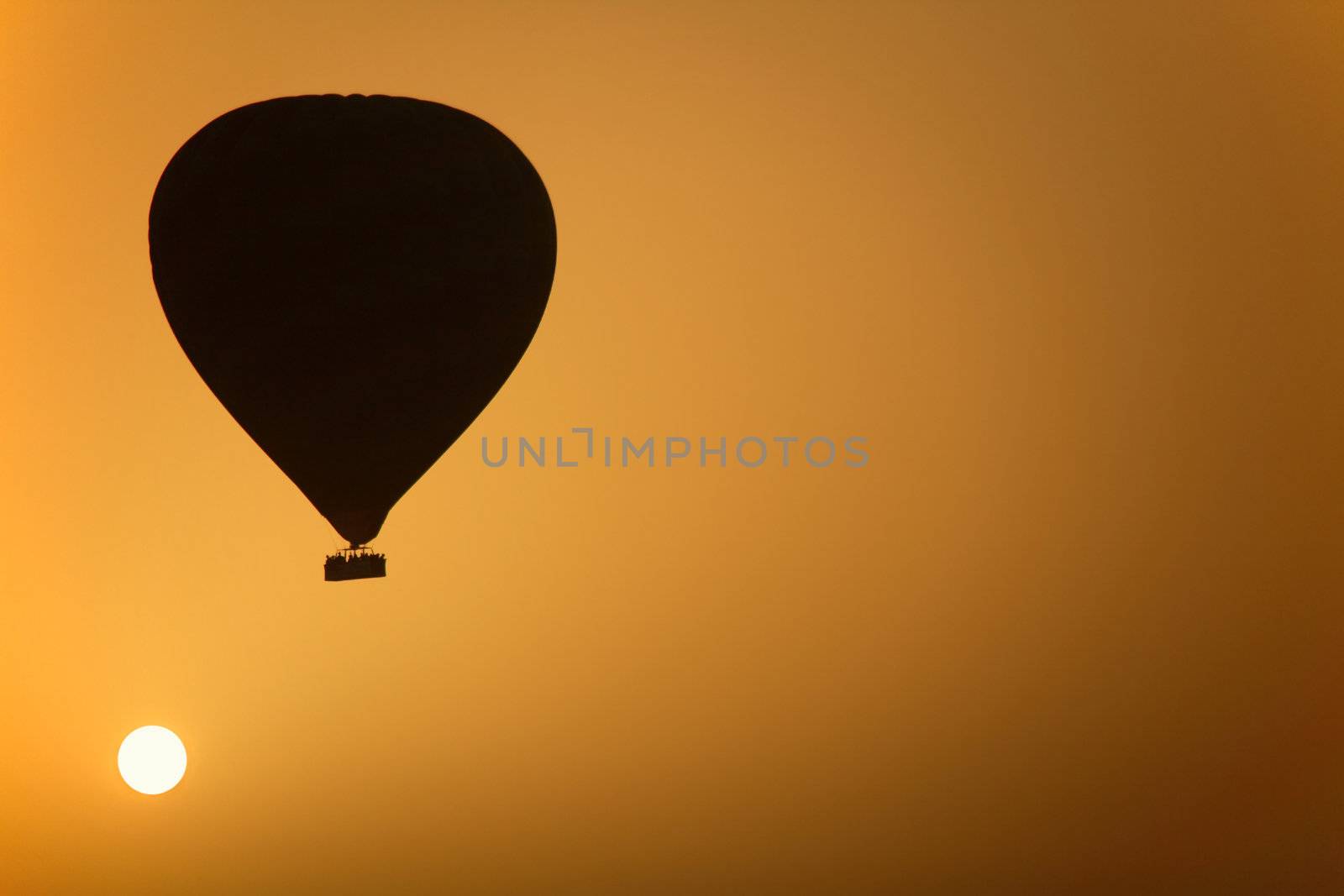 Hot Air Balloon At Sunrise by Daniel_Wiedemann