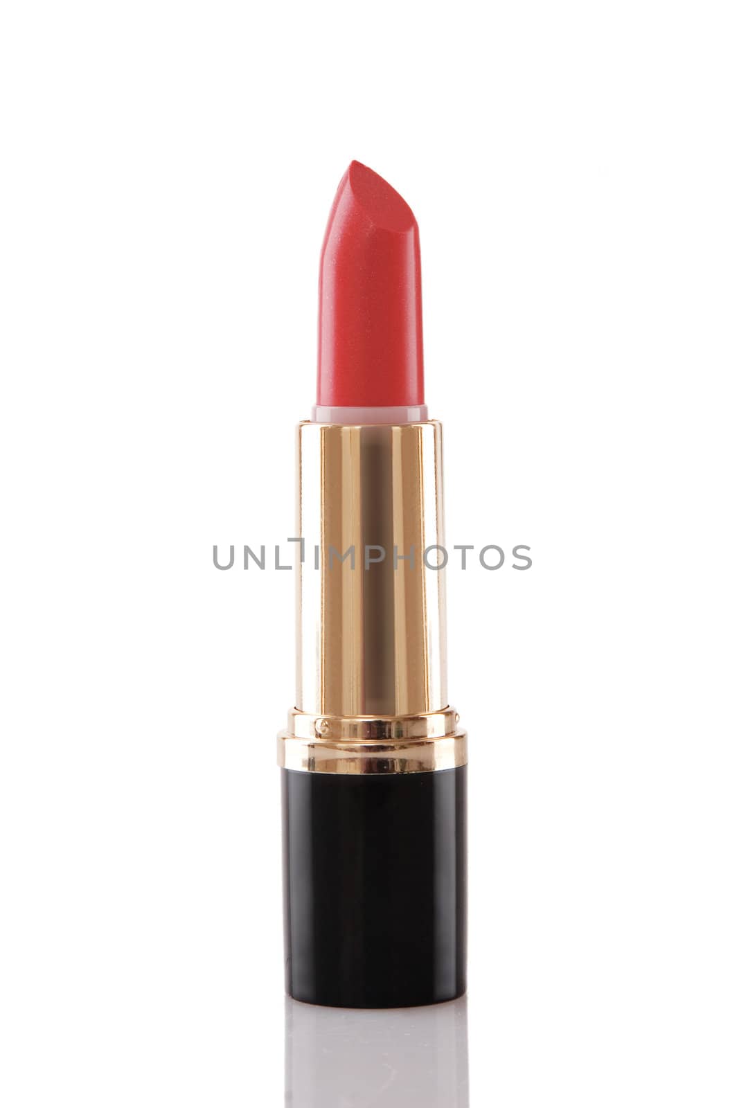 glamor shiny lipstick isolated on white background