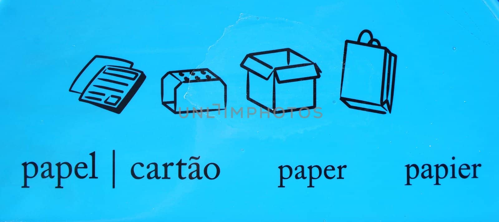 Paper recycle symbols in different languages by luissantos84