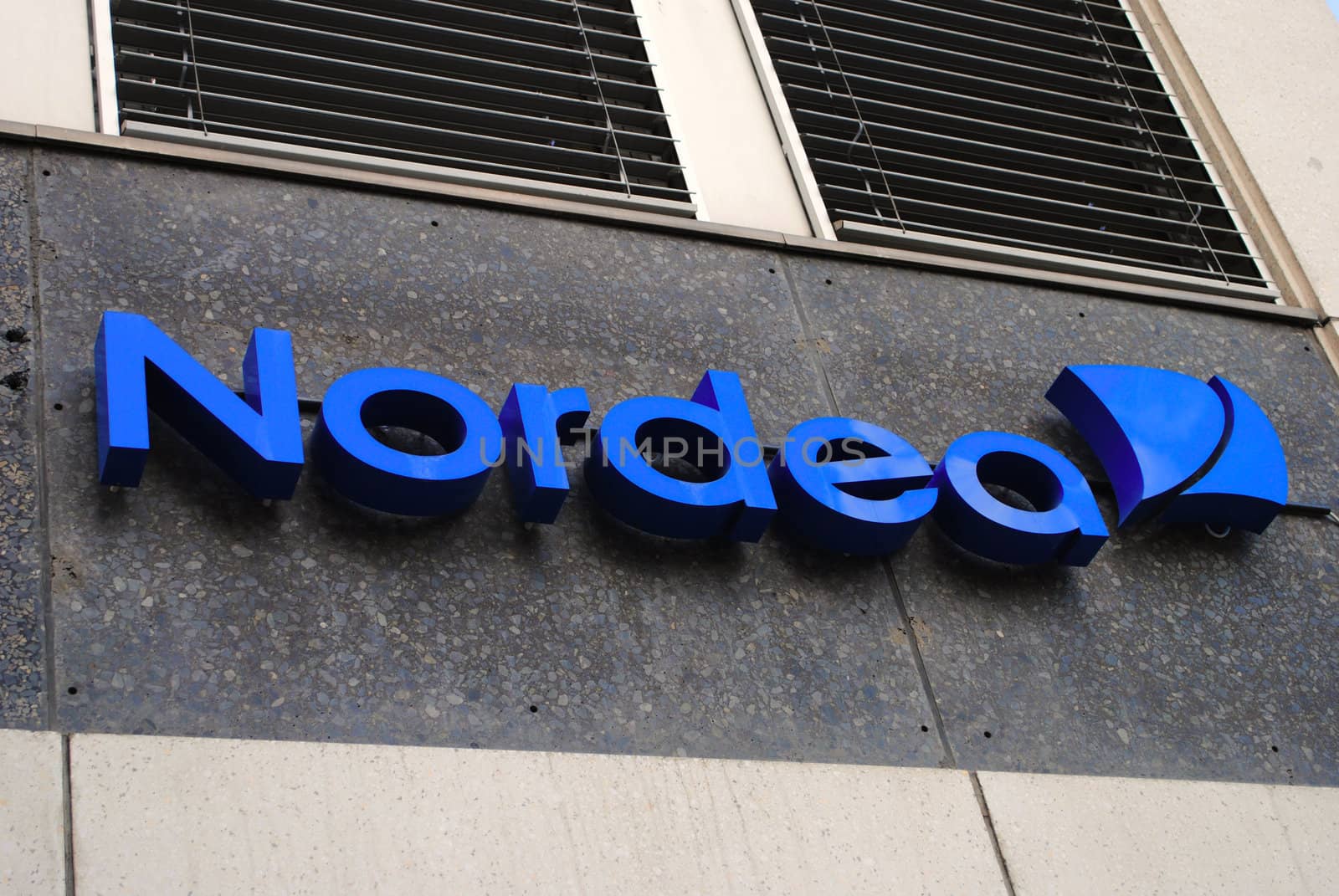 A Nordea sign.