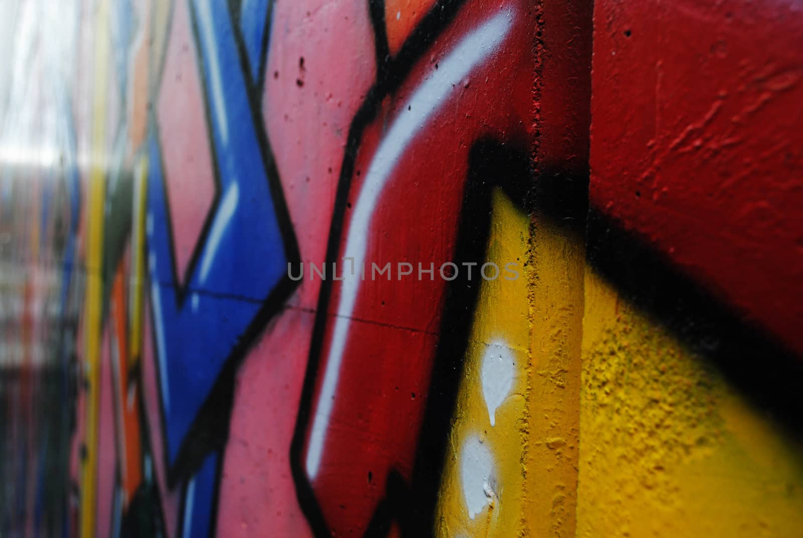 A graffiti wall.