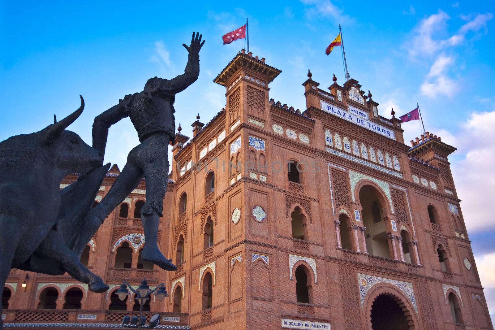 Bullfighting arena in Madrid, Las Ventas by kasto