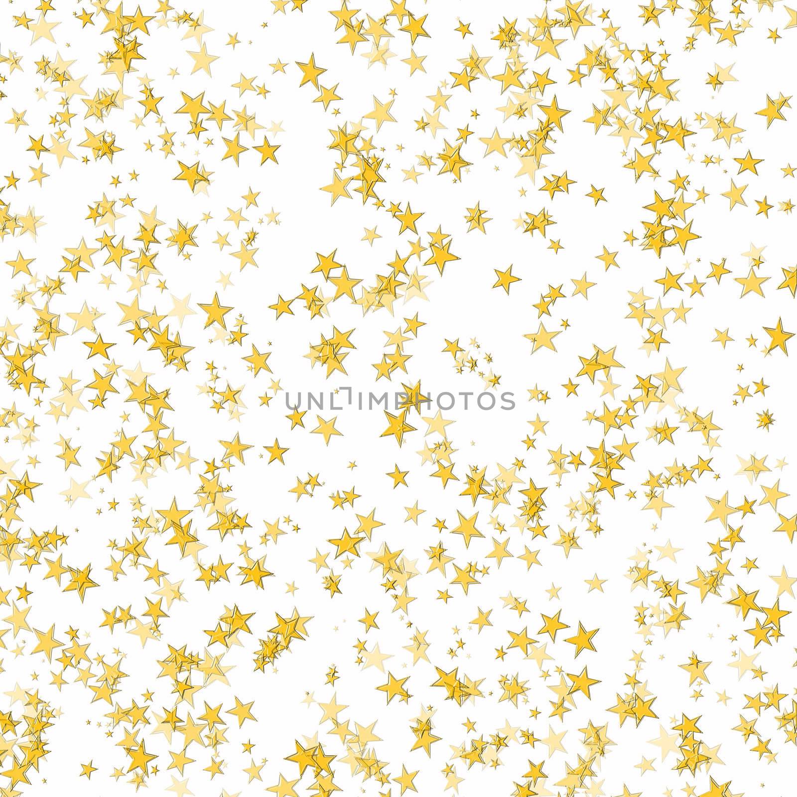 Gold background from bright stars