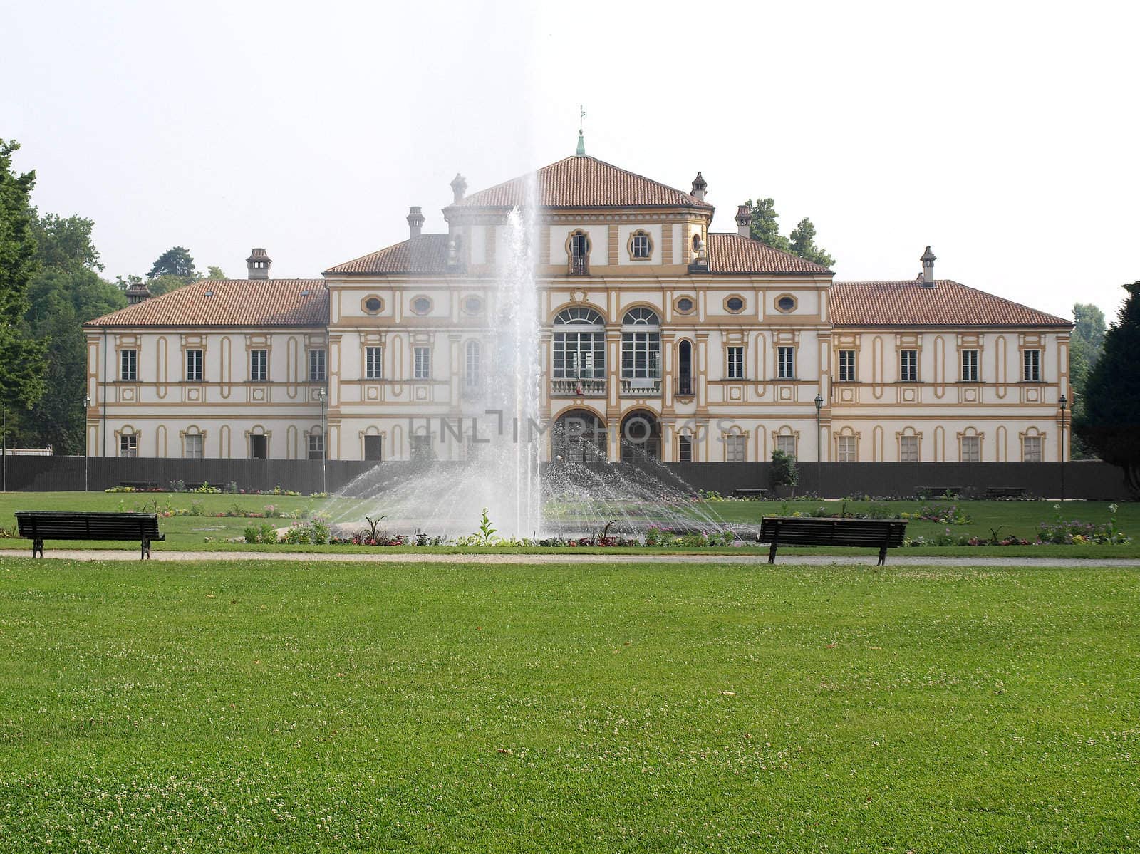 Villa La Tesoriera, ancient baroque building in Turin, Italy