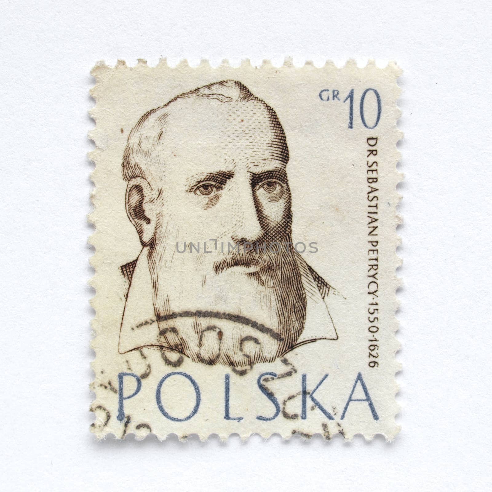 Range of Polish postage stamps from Poland