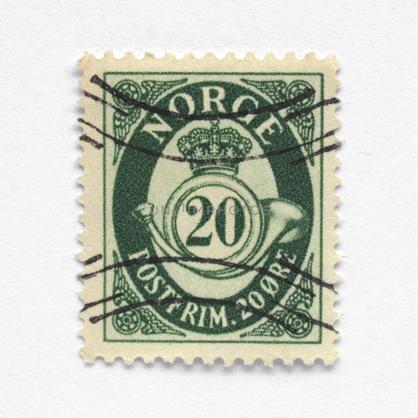 Norwegian postage stamp from Norway (European Union)