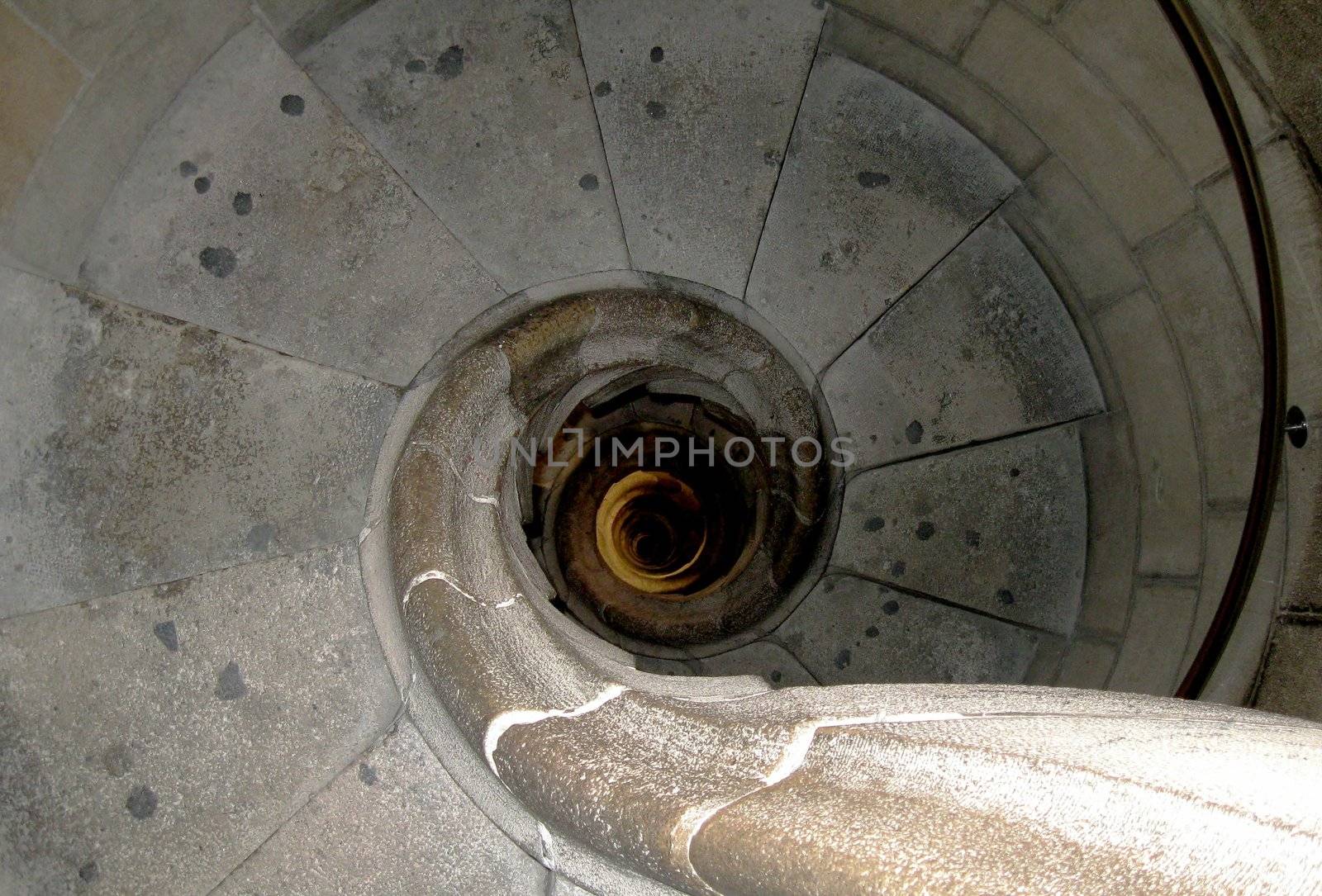 Spiral staircase at the Familia Sagrada