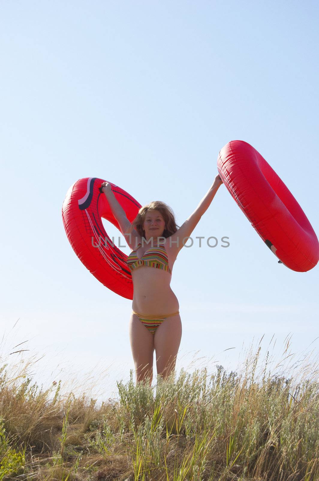 Women on the beach