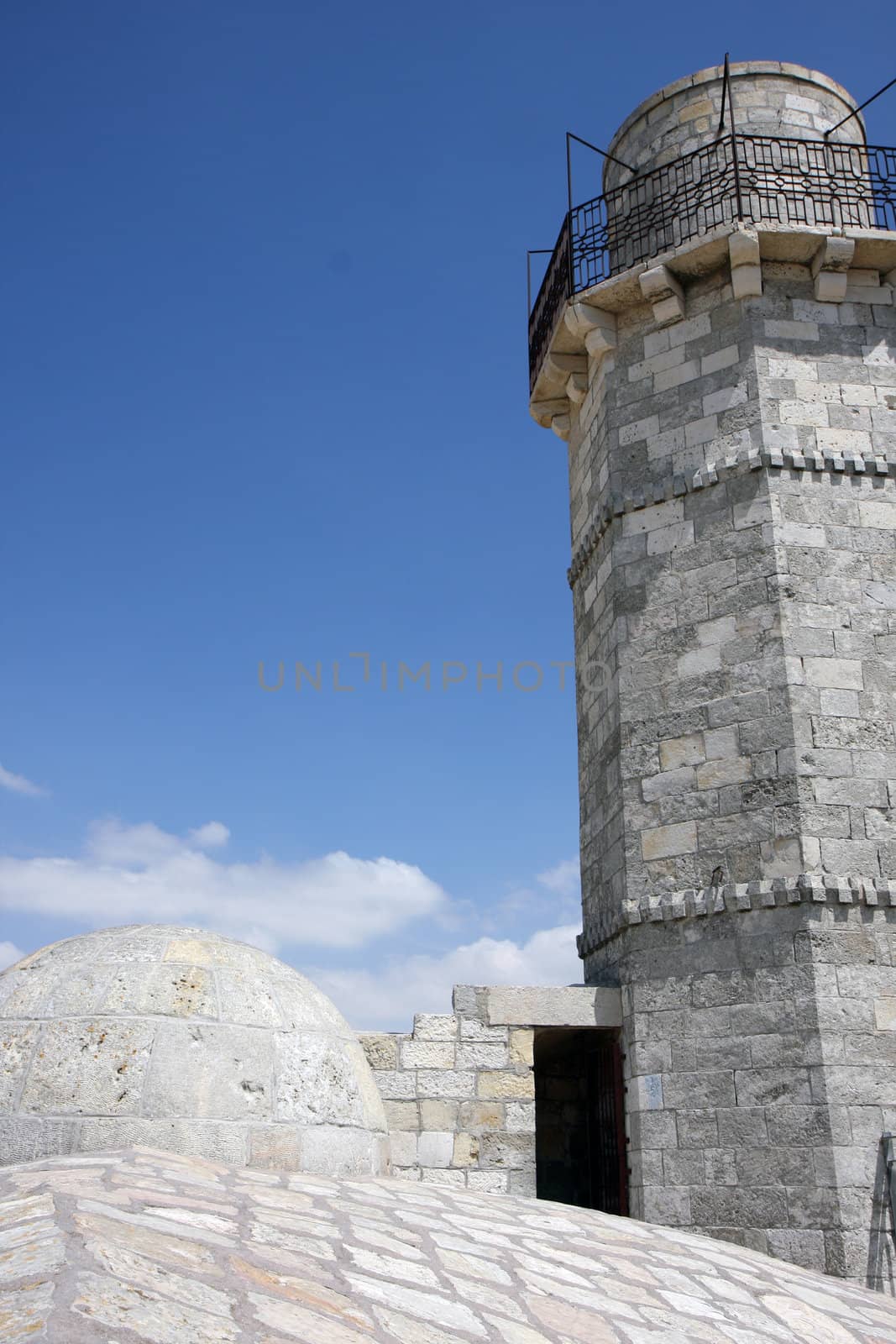 View at the roof of an old mosque