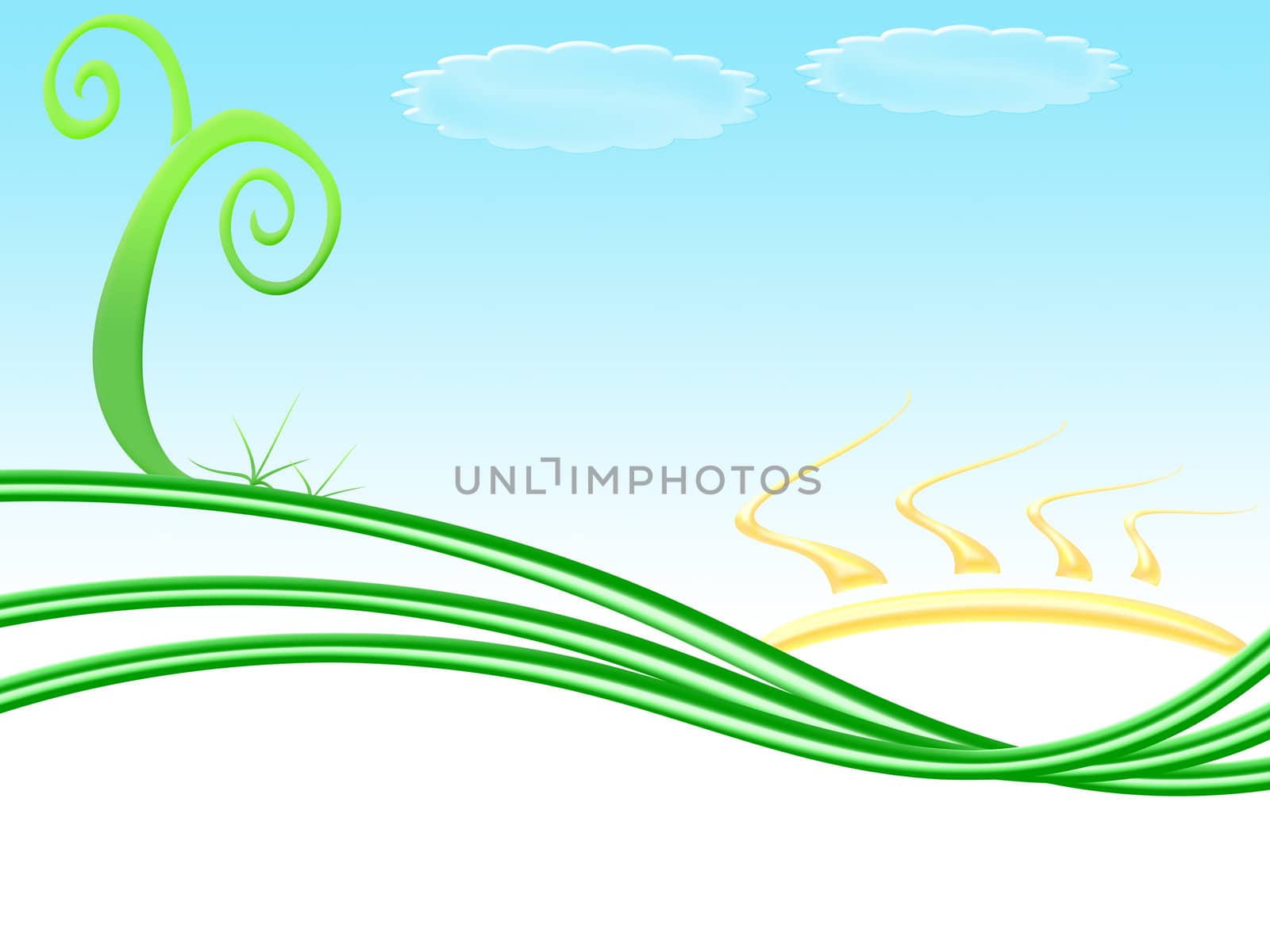 ecology cover. blank space for text, trademark or slogan. Ideal for business card, letterhead or brochure cover
