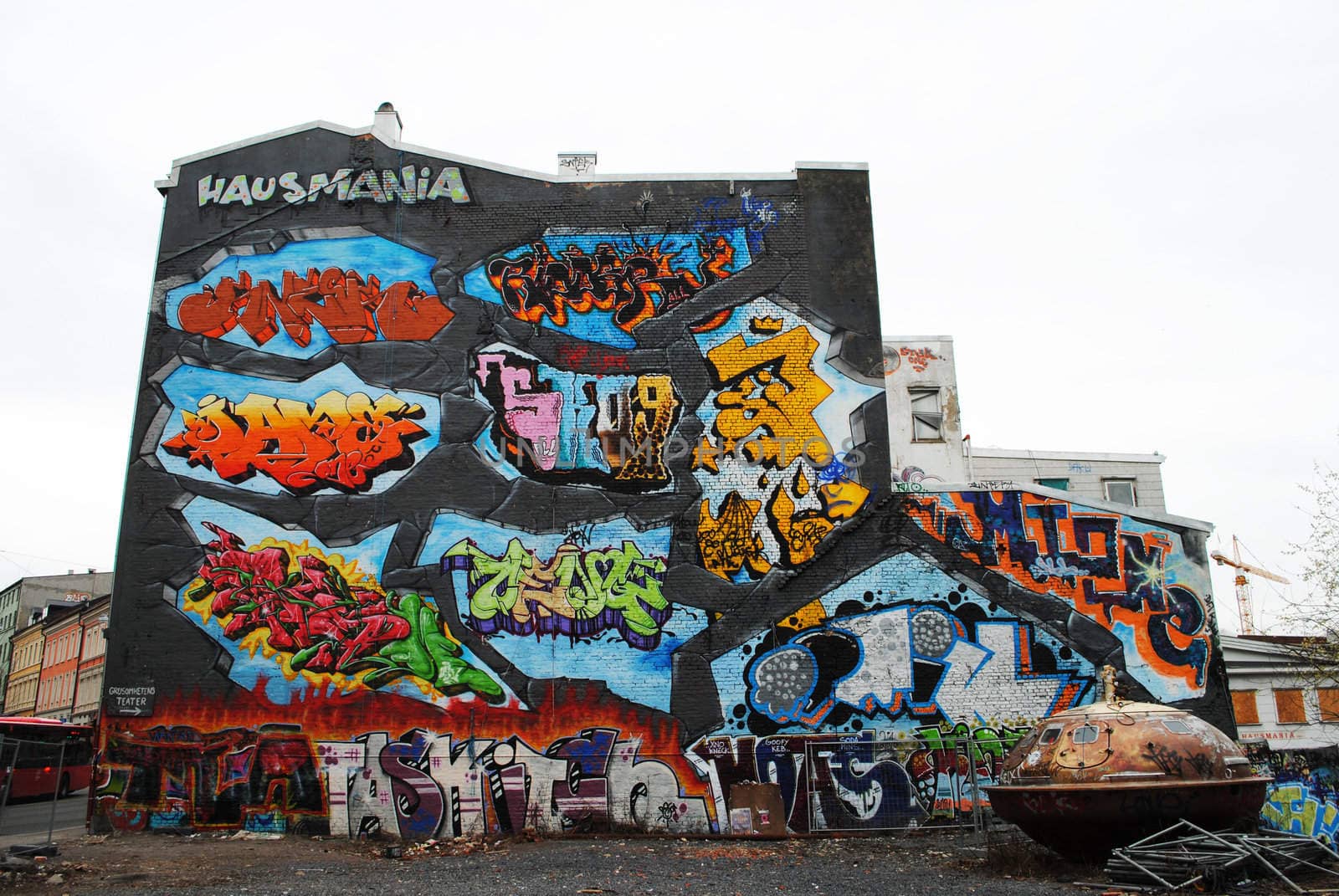 Hausmania building in Oslo, Norway.