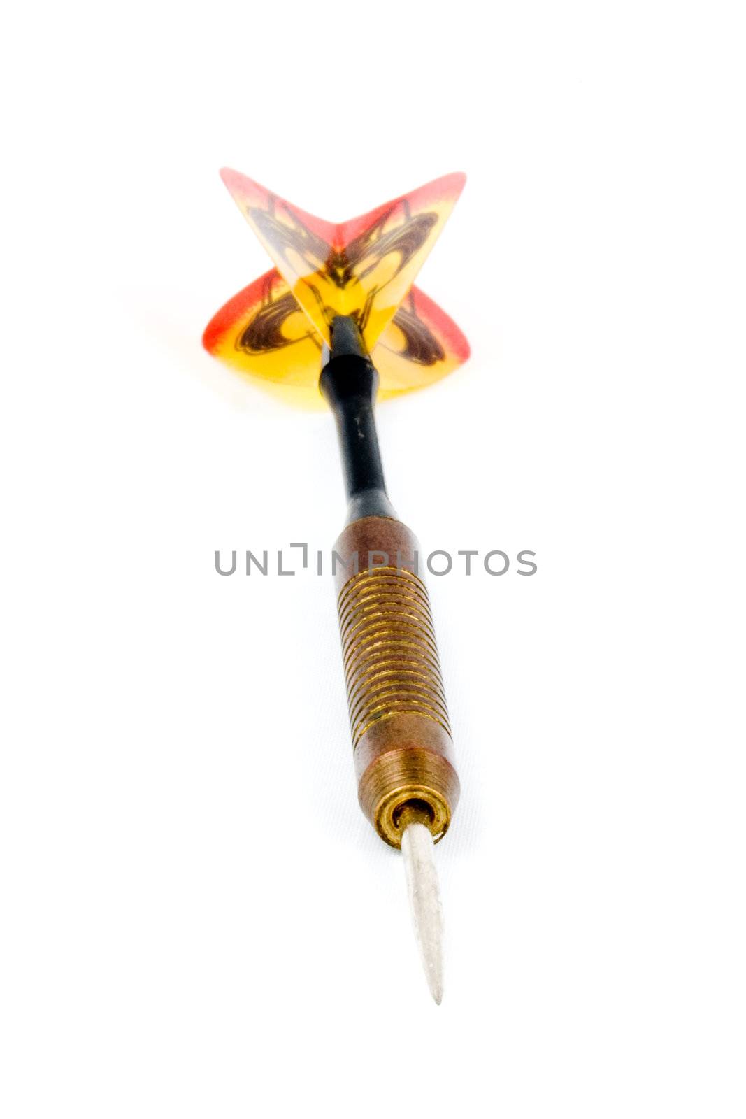 dart arrow isolated on white background