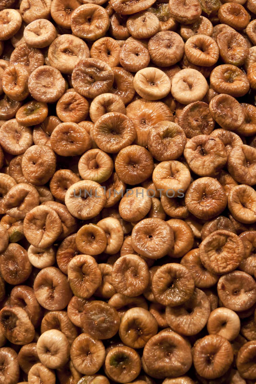 Dry figs sold at the morrocan souk